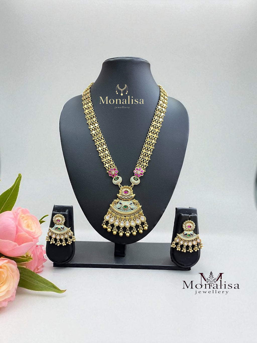 Sagari Antique Designer Long Necklace