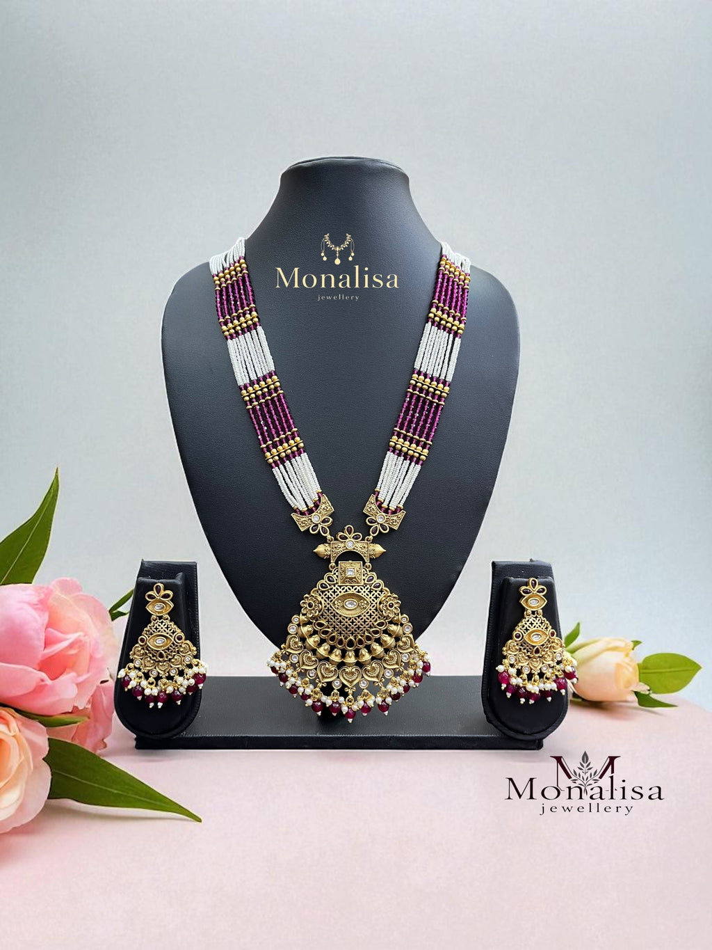 Punita Antique Designer Long Necklace