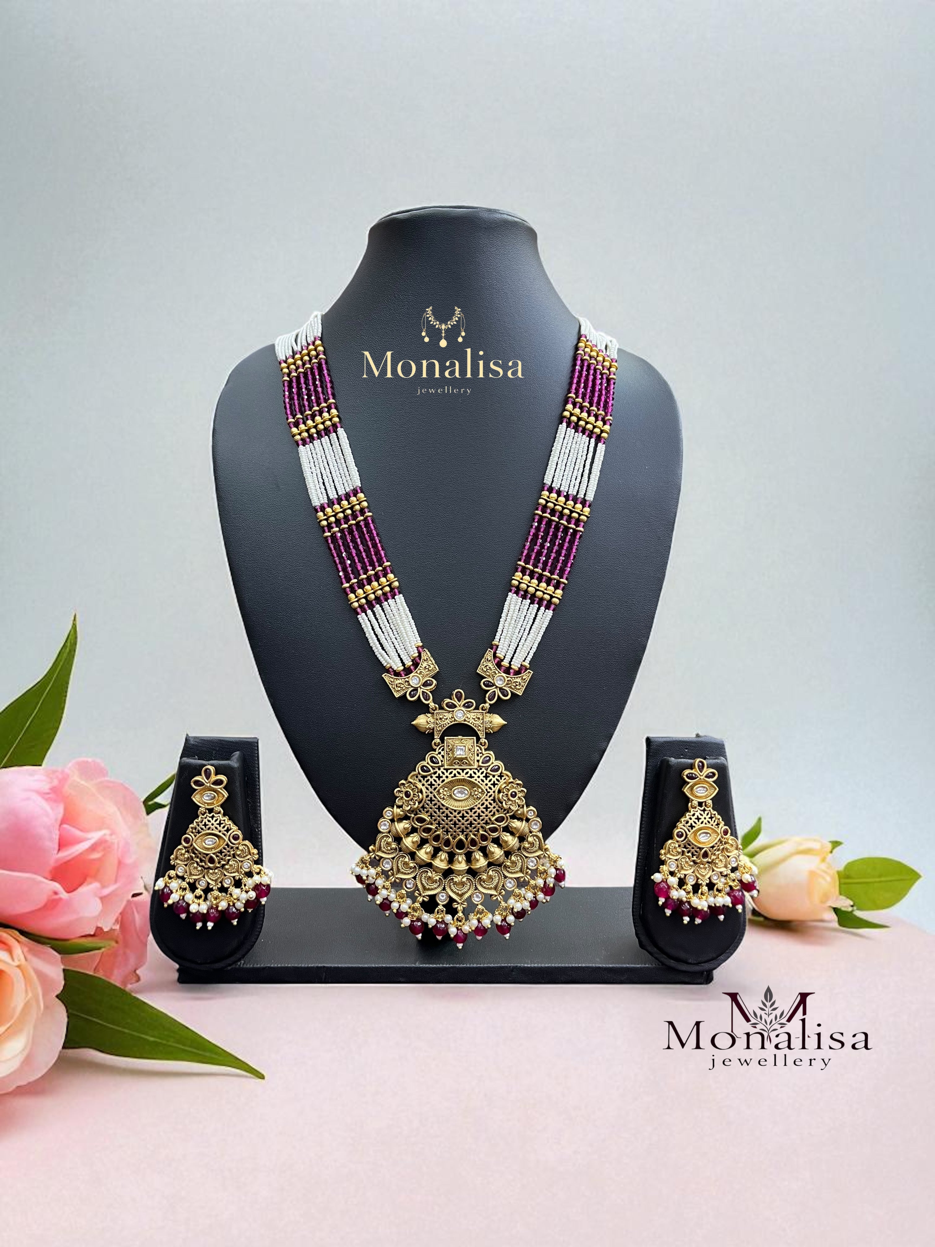 Punita Antique Designer Long Necklace