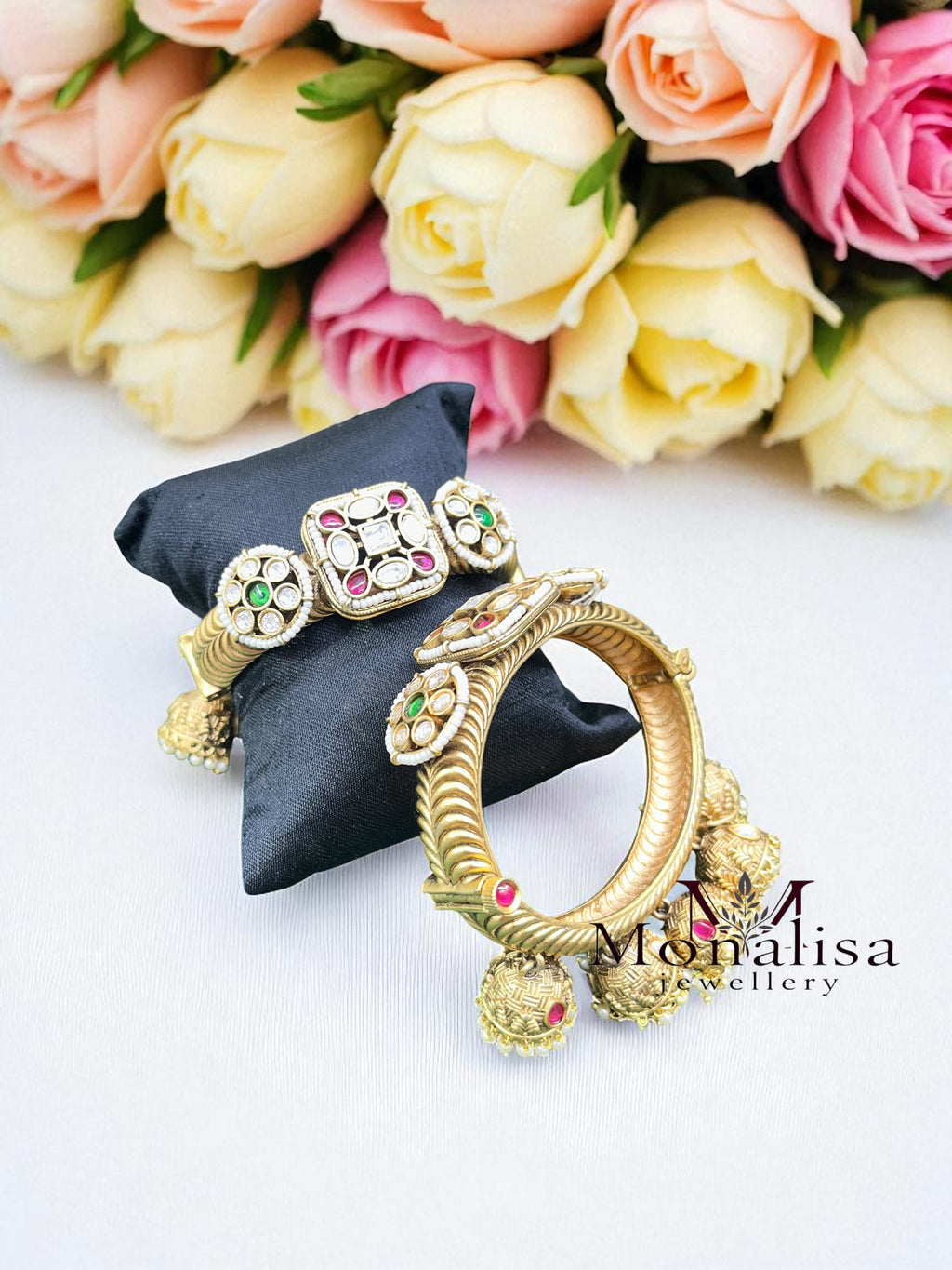 Suchitra Jhumki Antique Designer Bangles