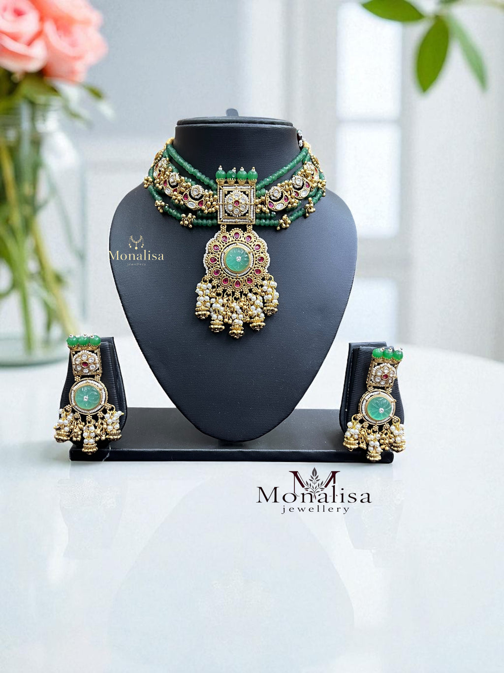 Saroj Antique Designer Necklace Set