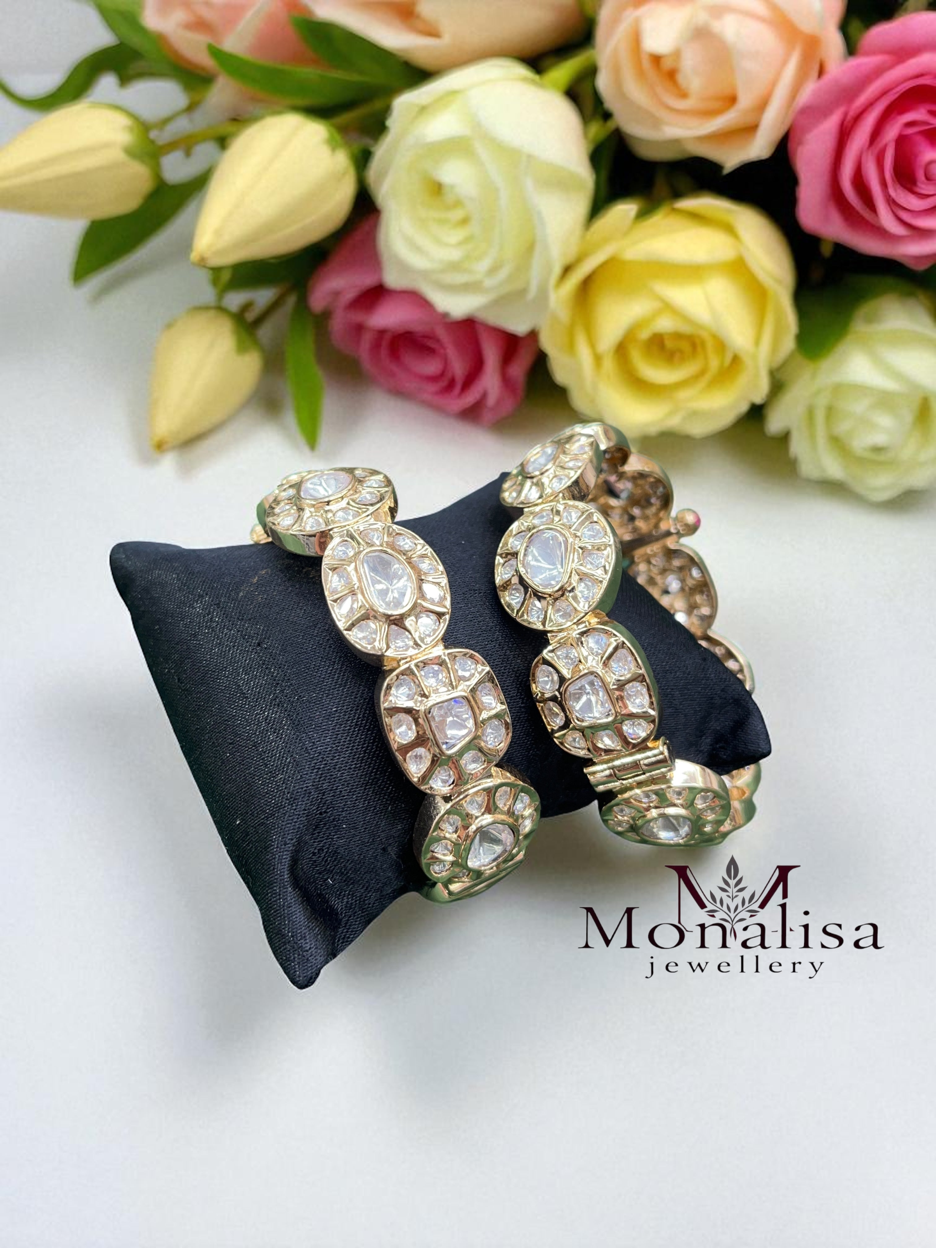 Preeti Polki Designer Bangles