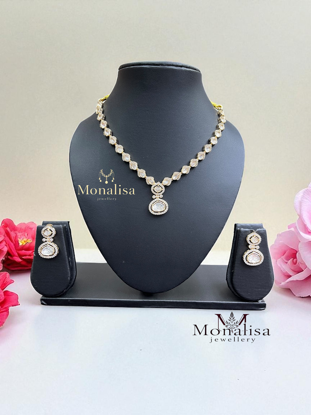 Tara Polki Designer Necklace Set