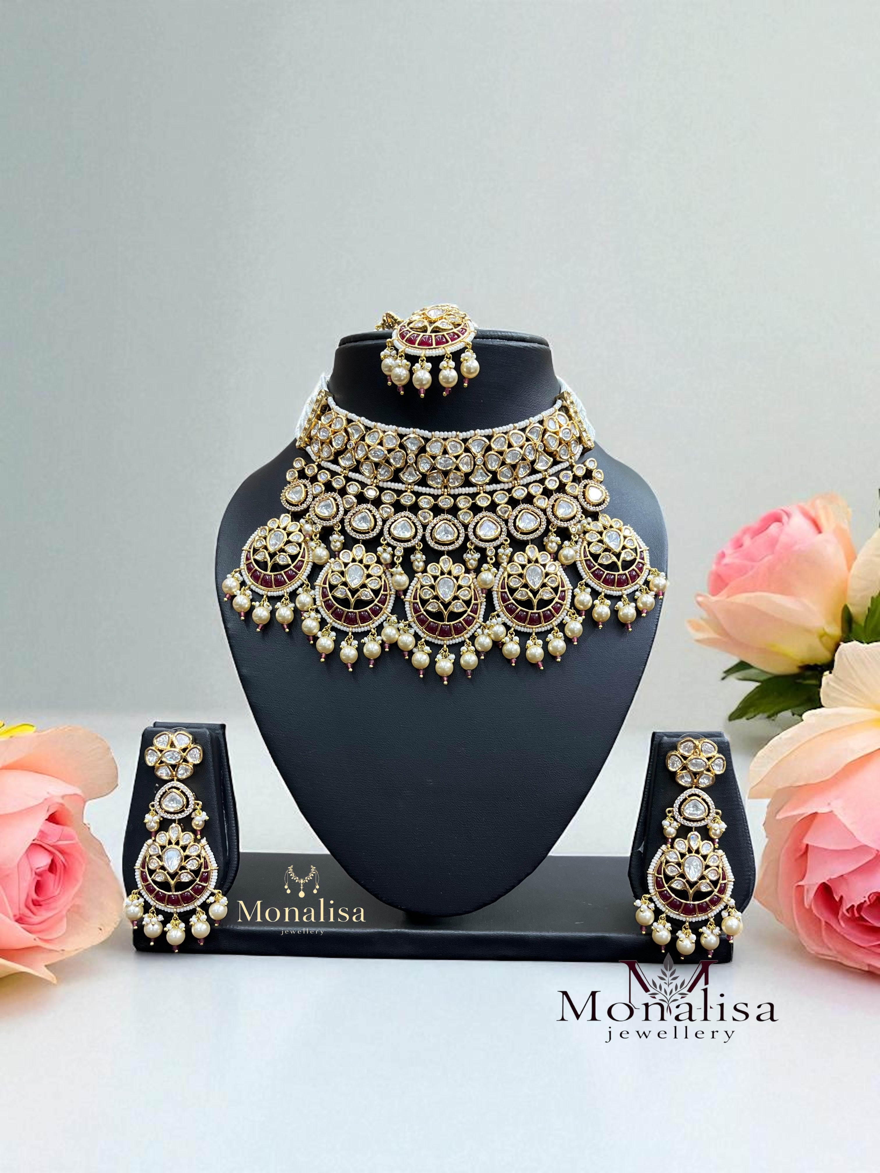 Shipra Polki Designer Necklace Set