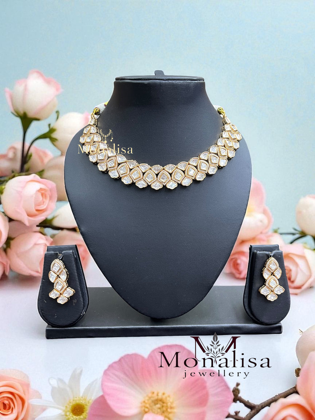 Naaz Polki Designer Necklace Set