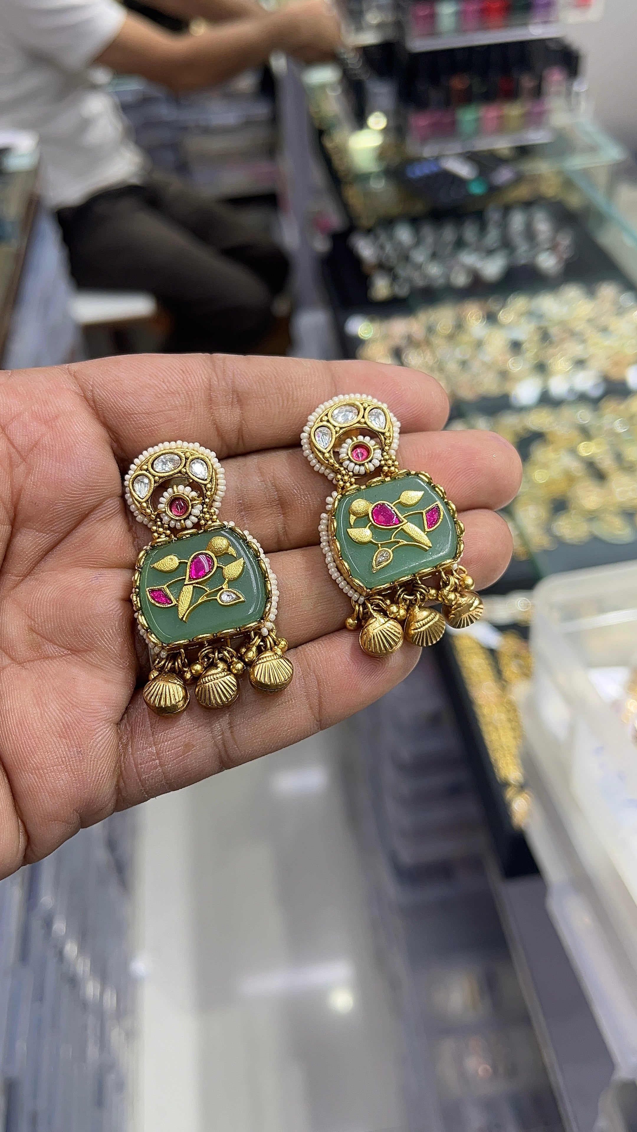 Peacock Antique Designer Choker Set