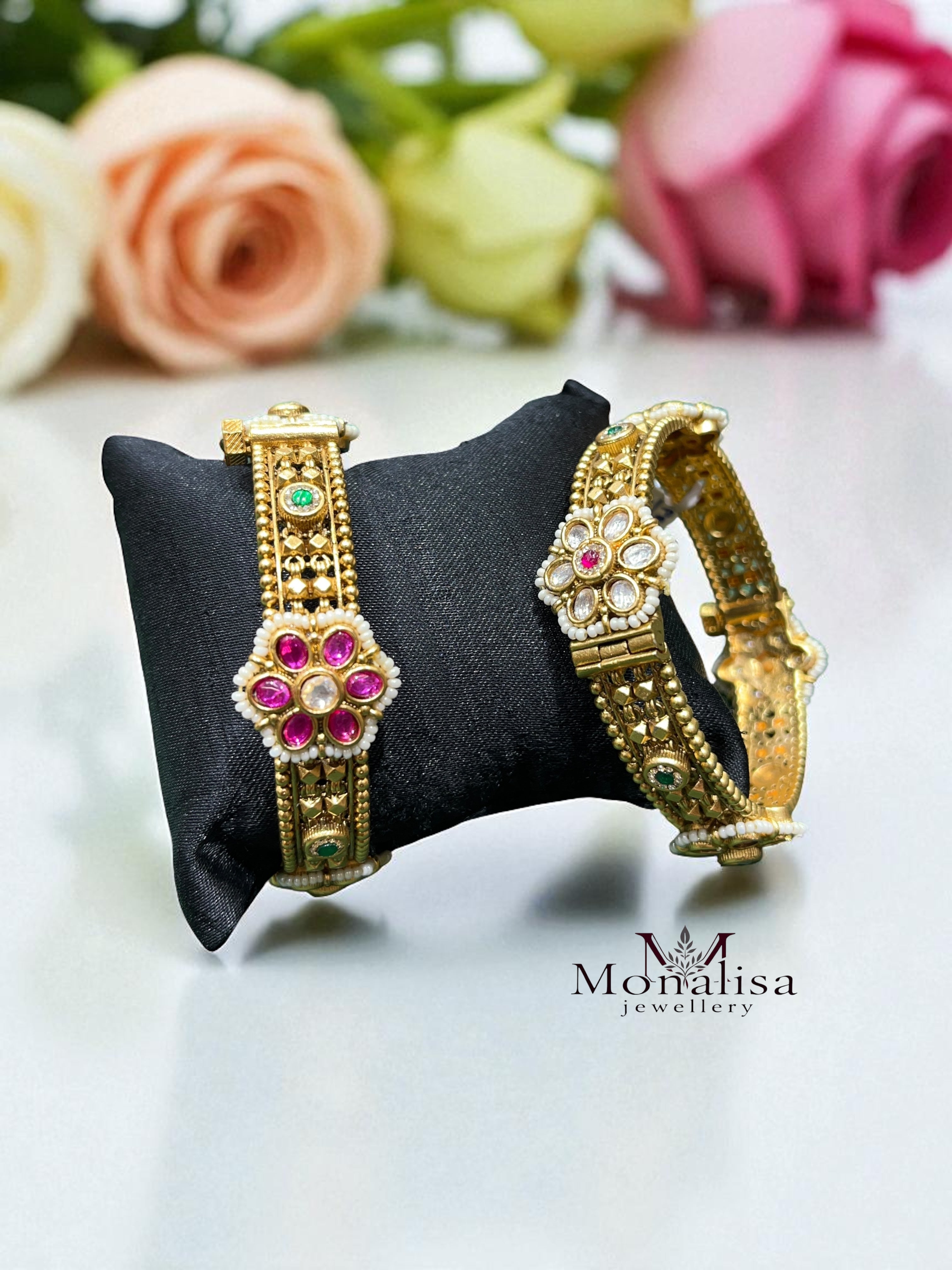 Bheravi Antique Designer Bangle