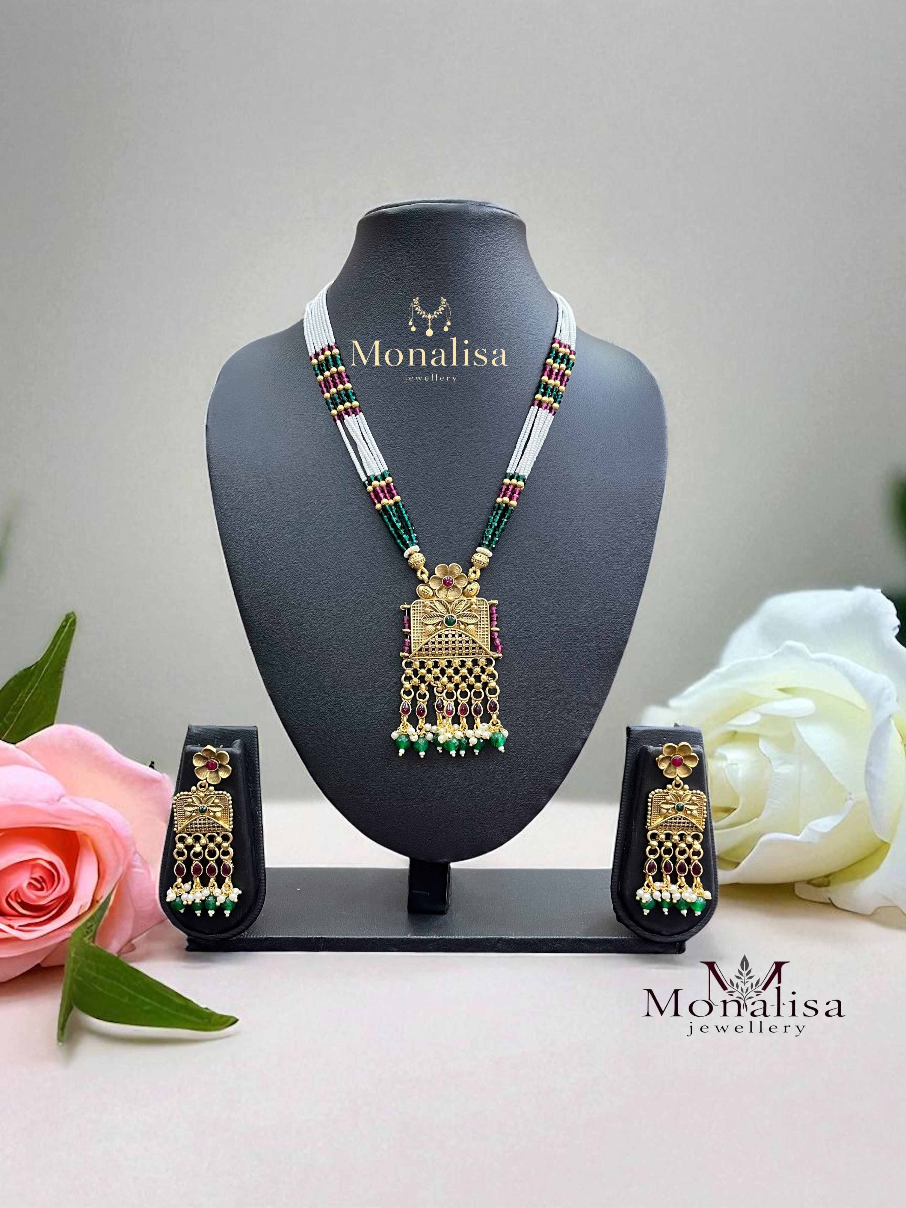 Suneeta Antique Designer Long Necklace