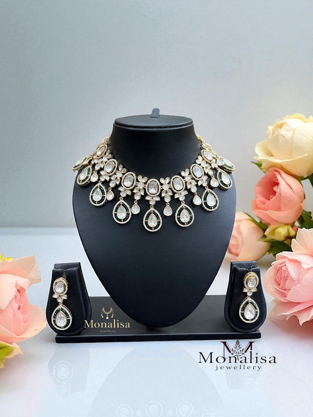 Ditiksha Polki Designer Necklace Set