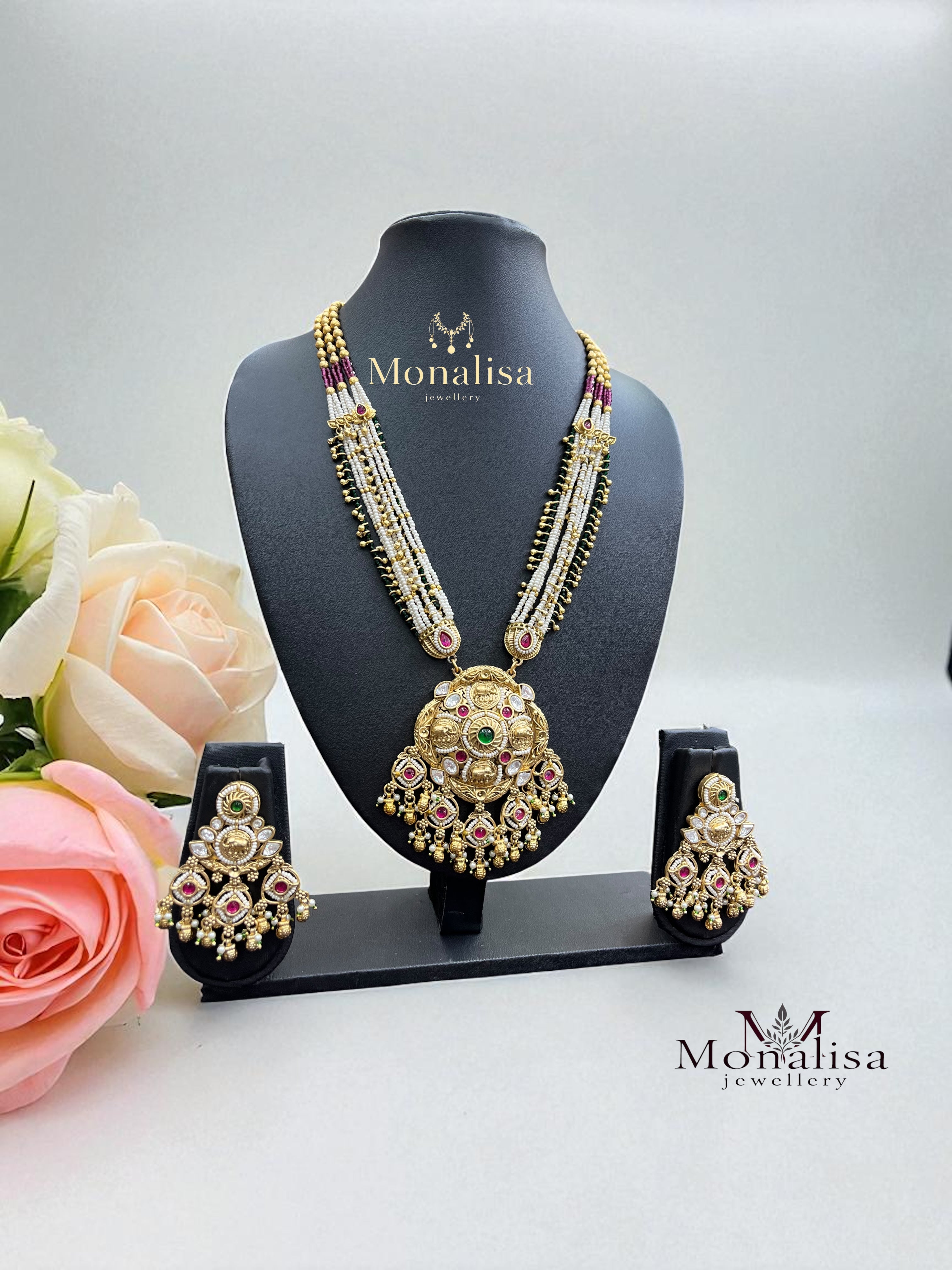 Saya Antique Designer Long Necklace