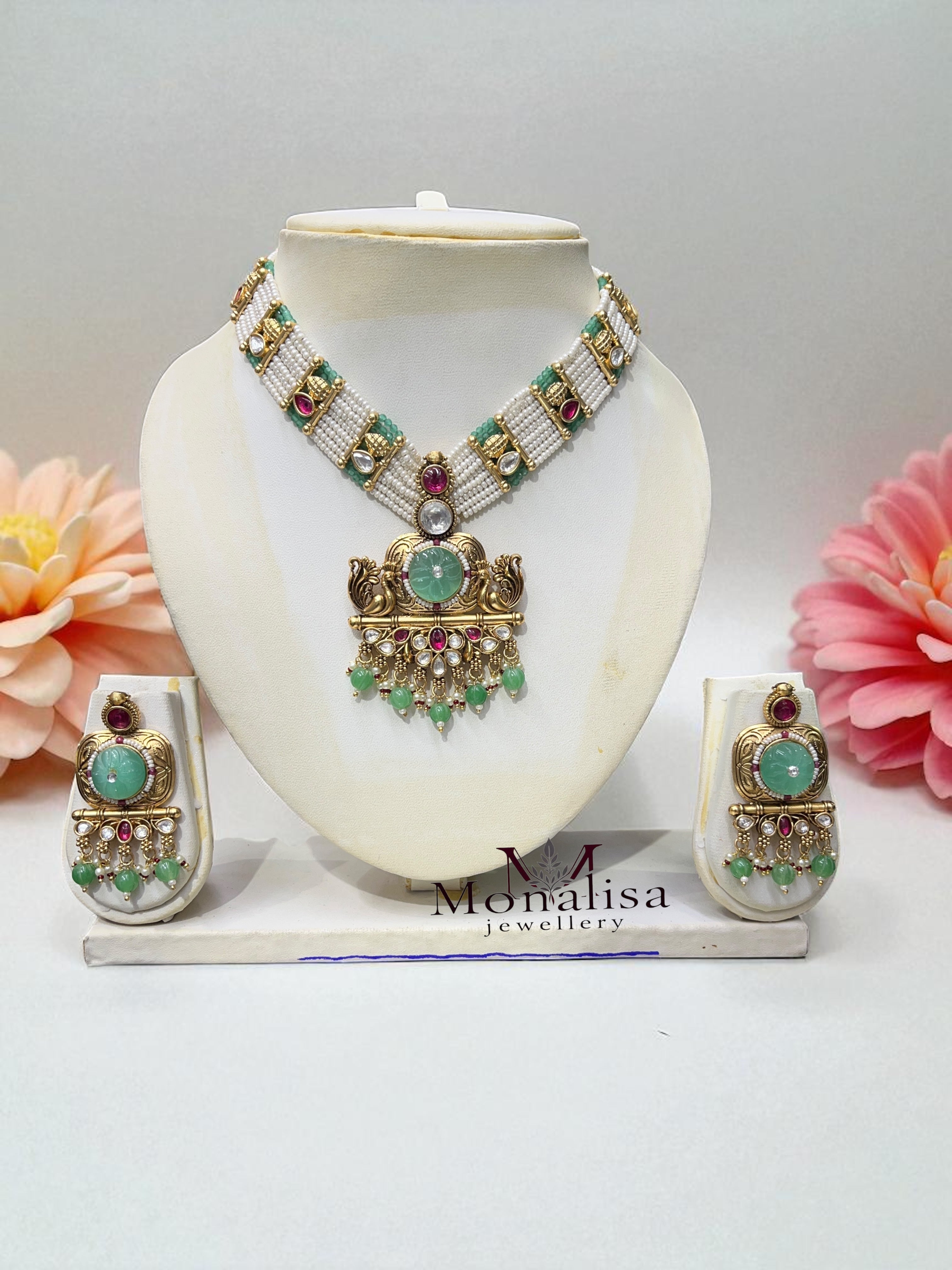 Sanaya Antique Designer Necklace Set