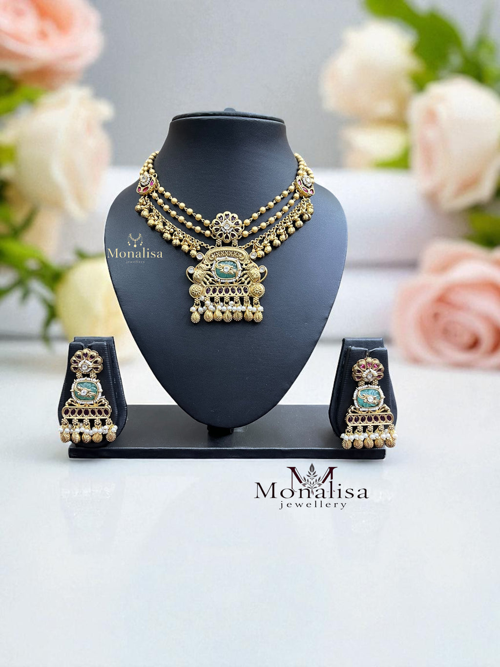 Viva Antique Designer Necklace Set