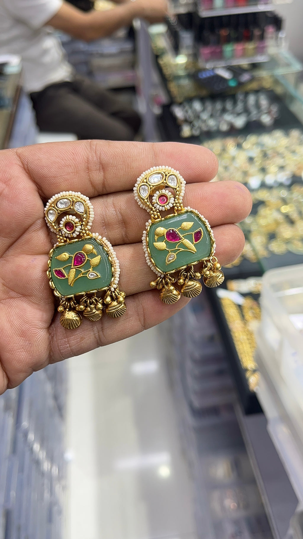 Peacock Antique Designer Choker Set