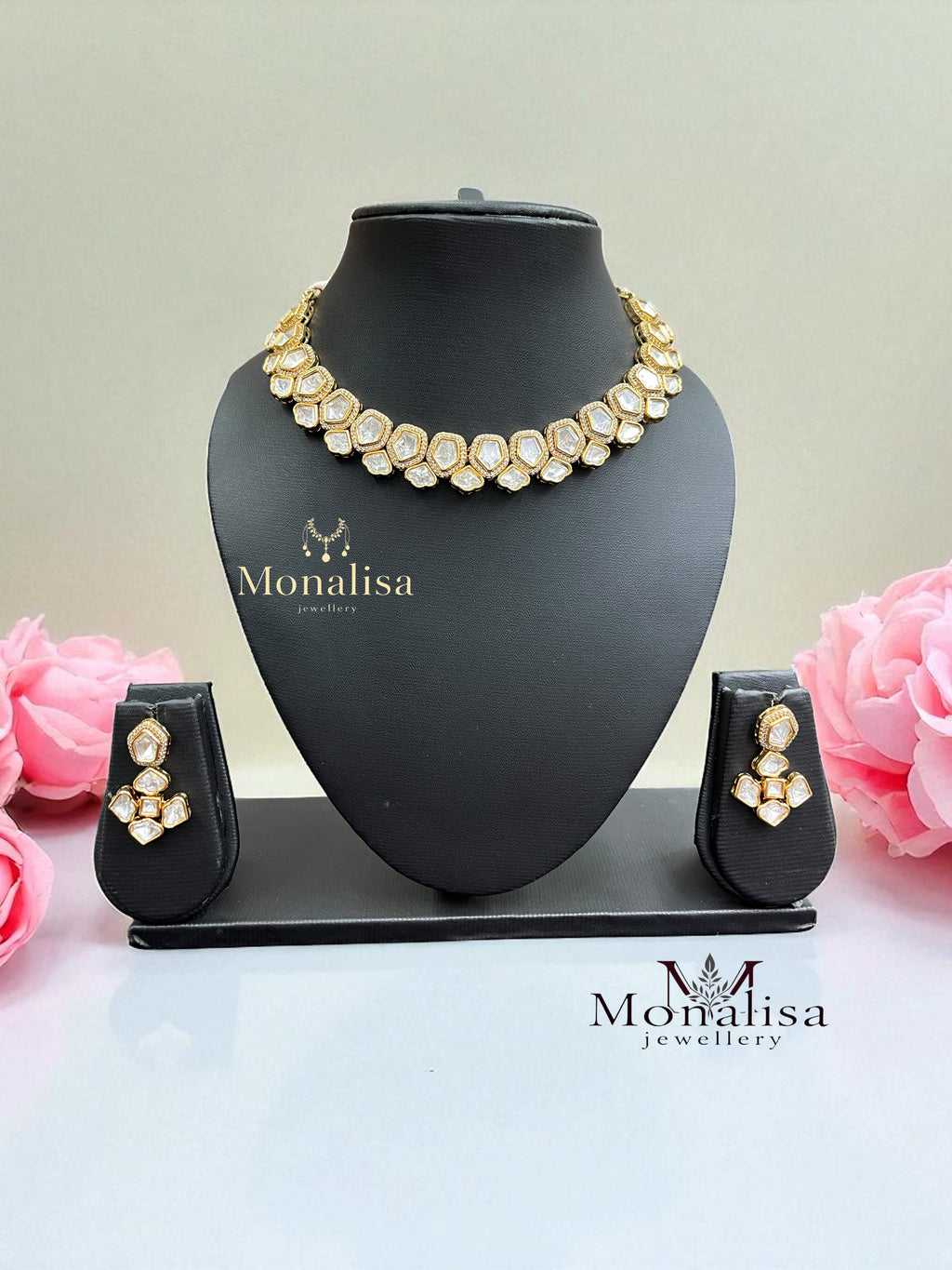 Deekshita Polki Designer Necklace Set