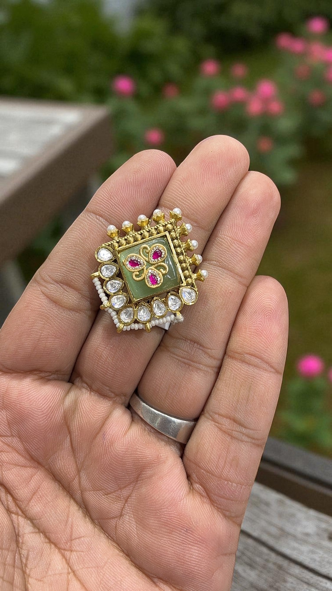Jashwi Antique Designer Ring