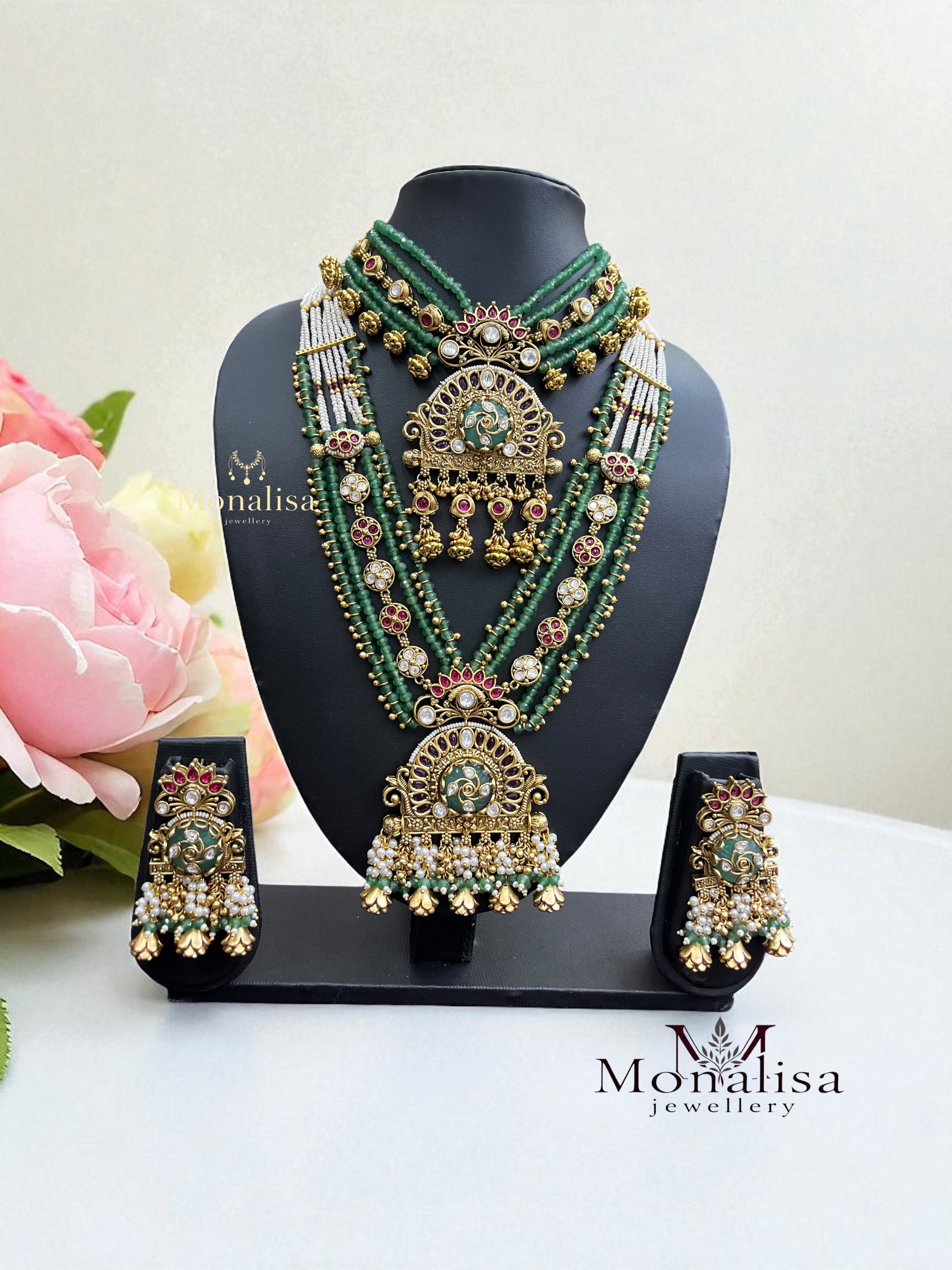Riddhi siddhi Antique Designer Bridal set