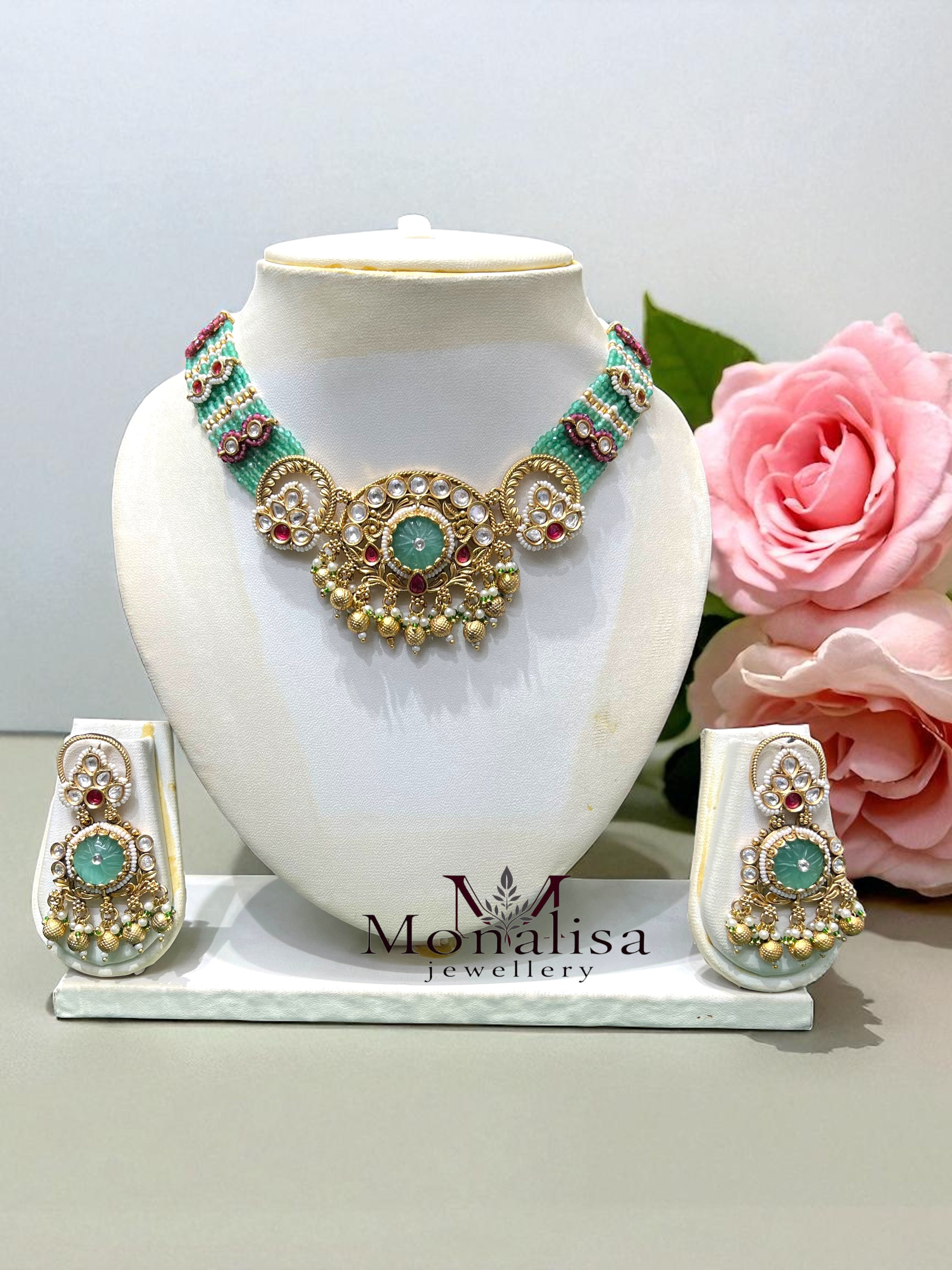 Soumya Antique Designer Necklace Set