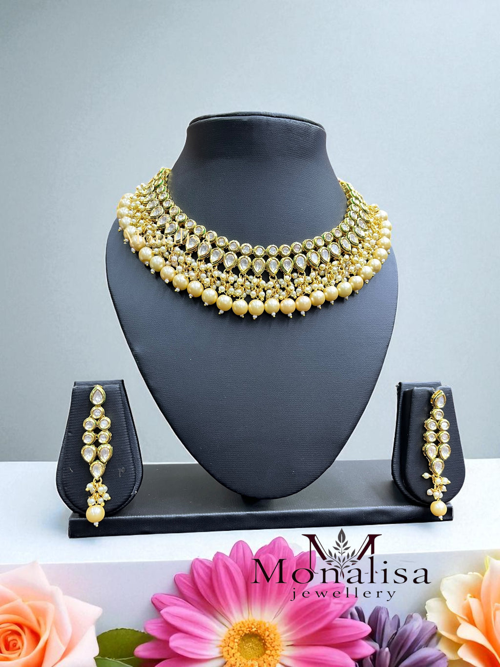 Ashita Polki Designer Necklace Set