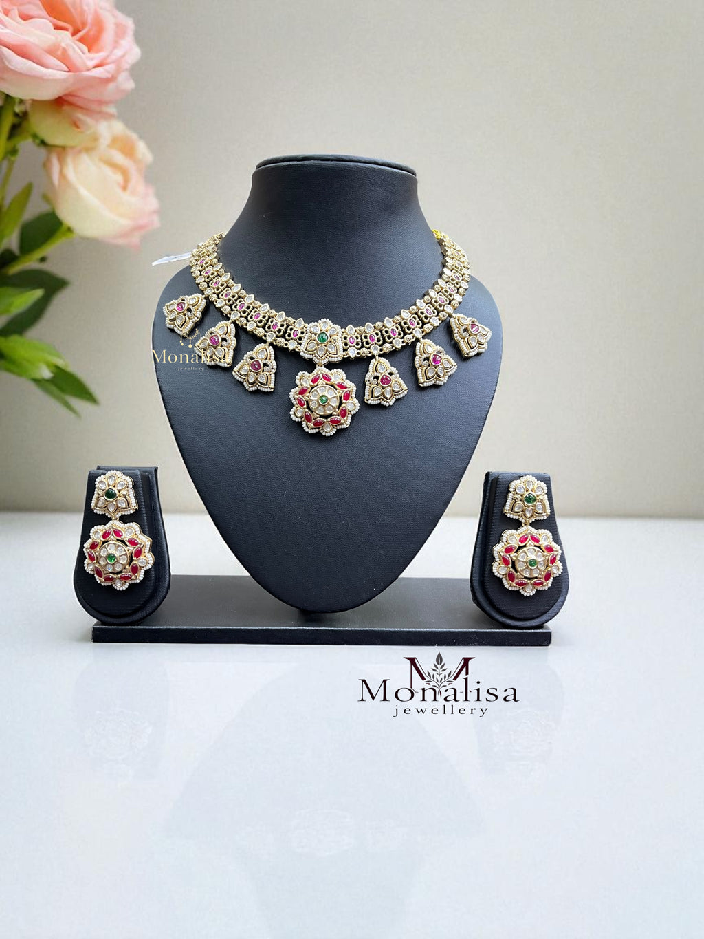 Meenal R.S Antique Designer Necklace Set