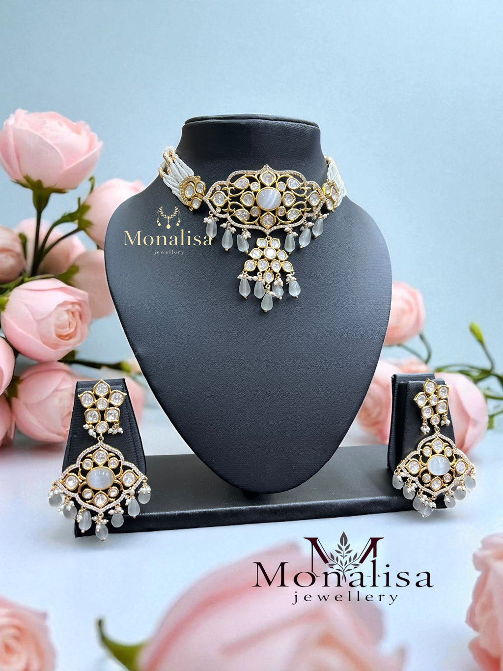 Lavishka Polki Designer Necklace Set