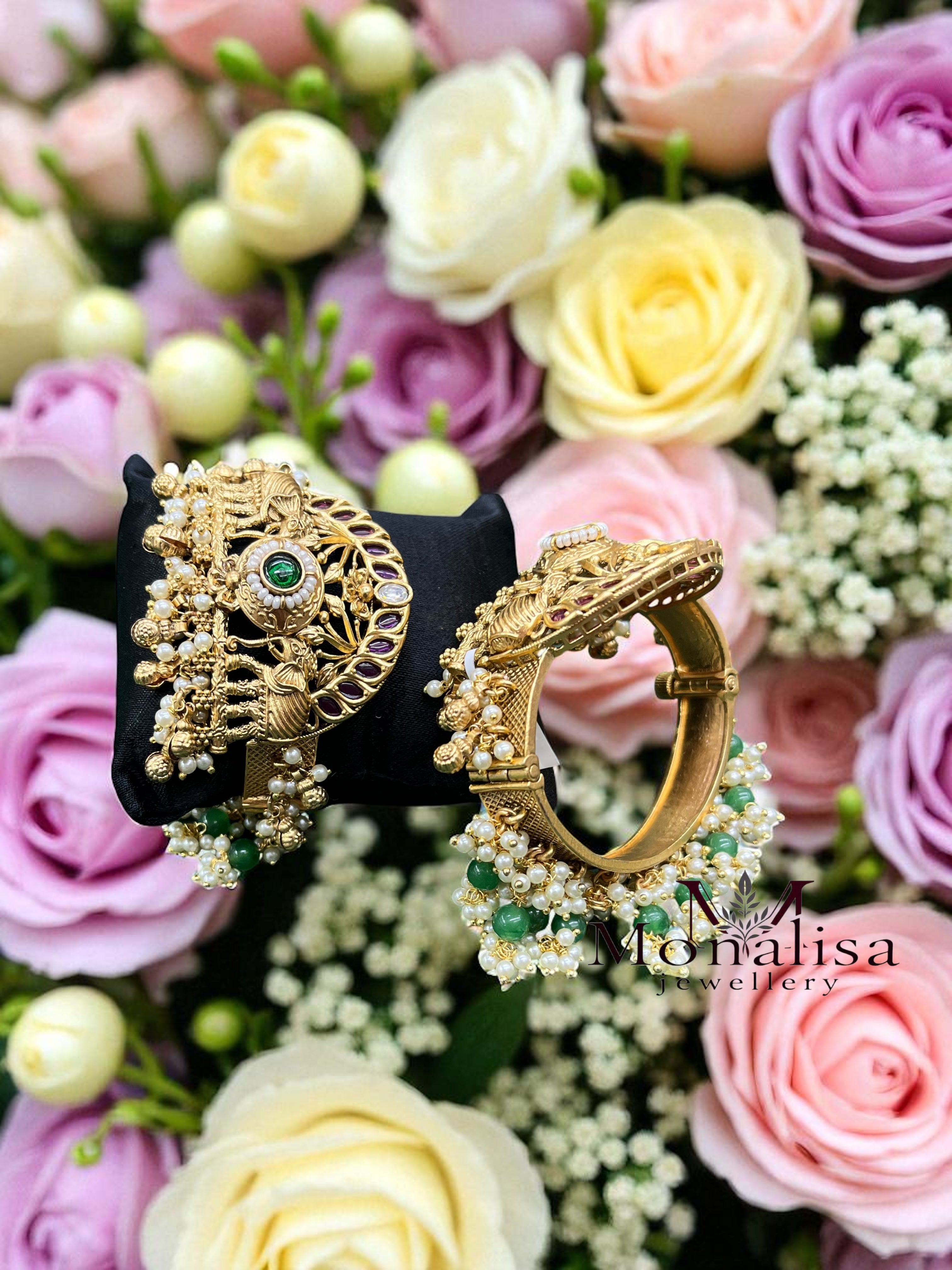 Smita Jhumka Antique Designer Bangles