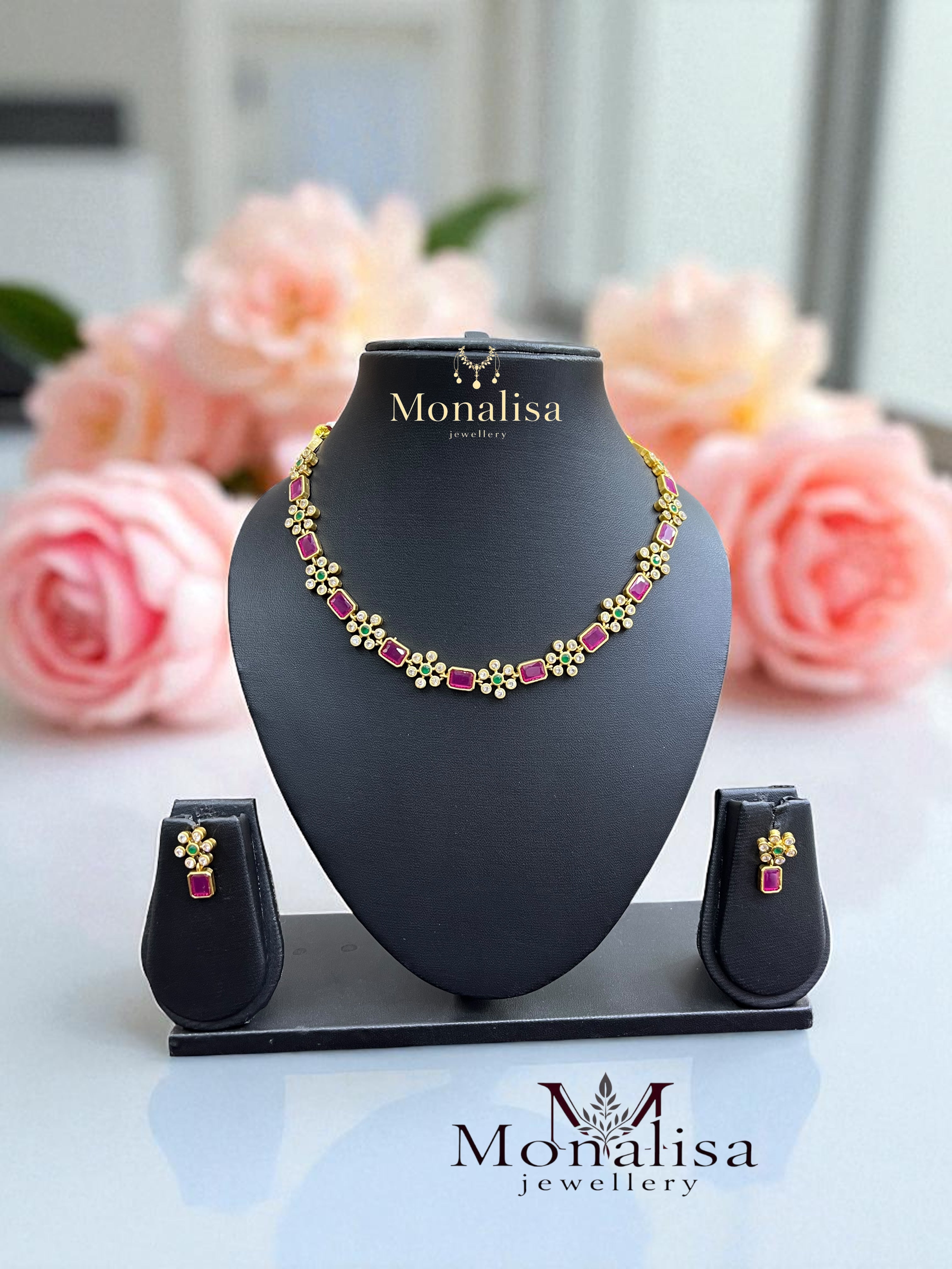 Chaital Antique Designer Necklace Set