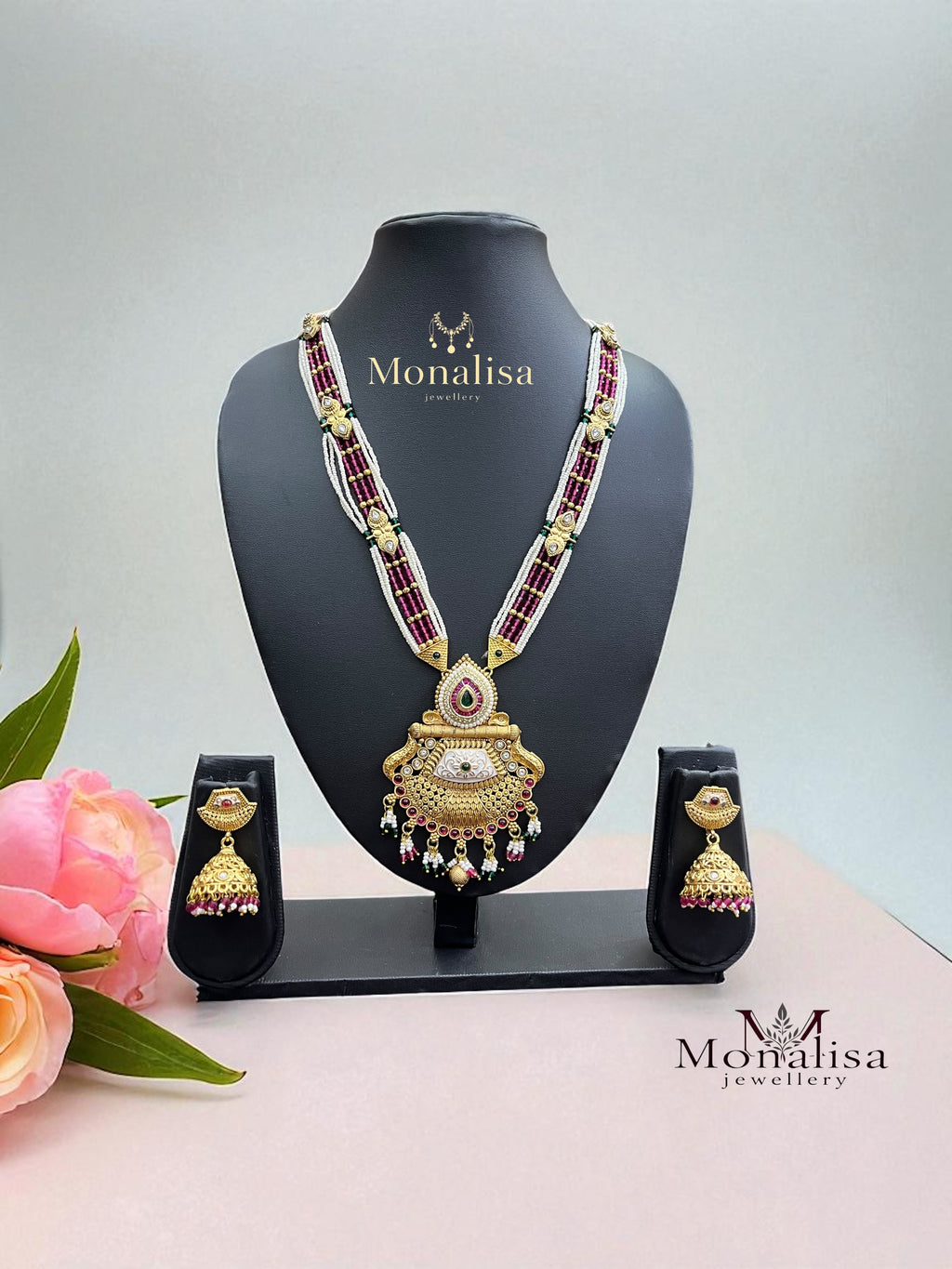 Smriti Antique Designer Long Necklace