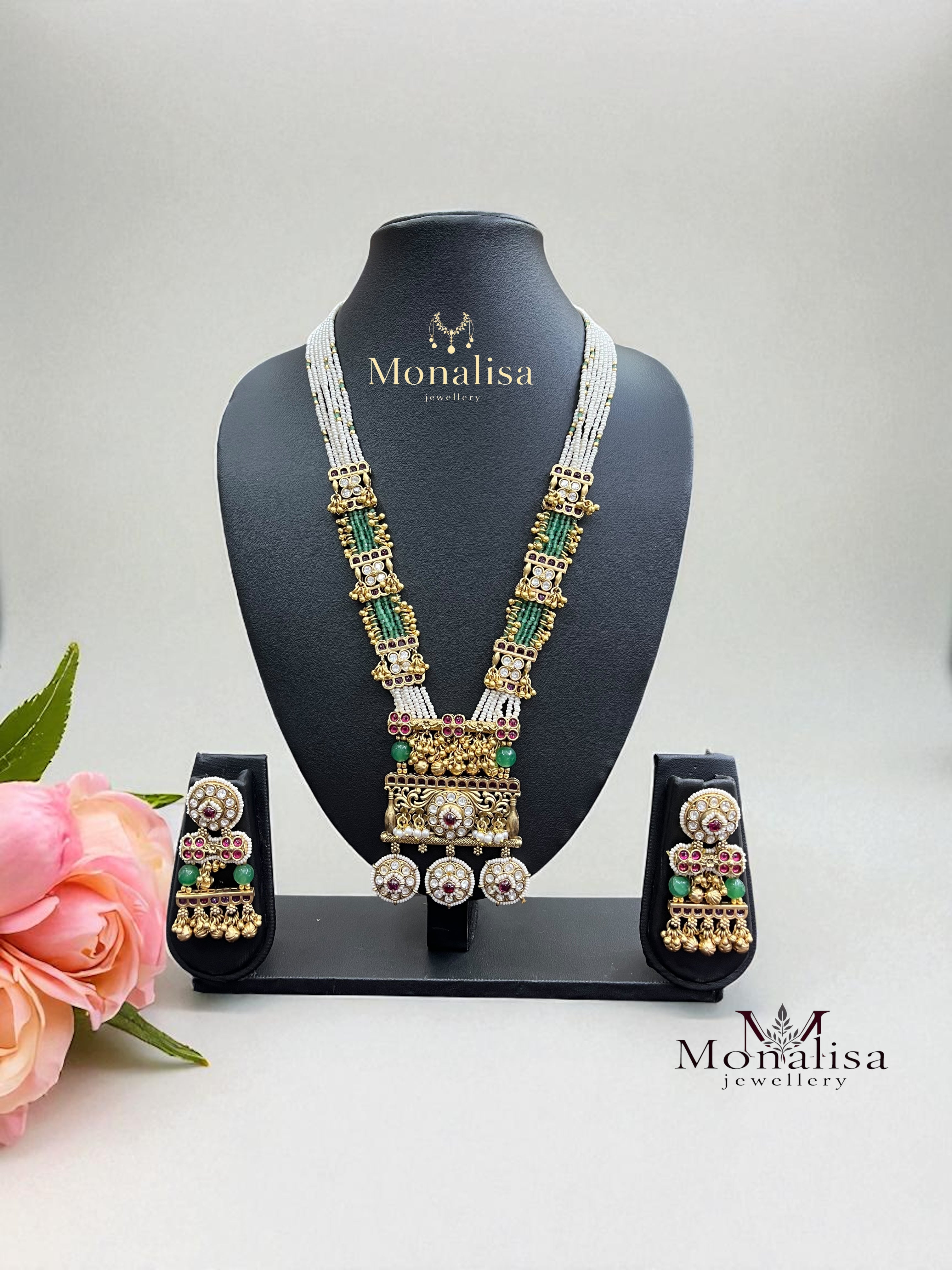 Kaalika Antique Designer Long Necklace