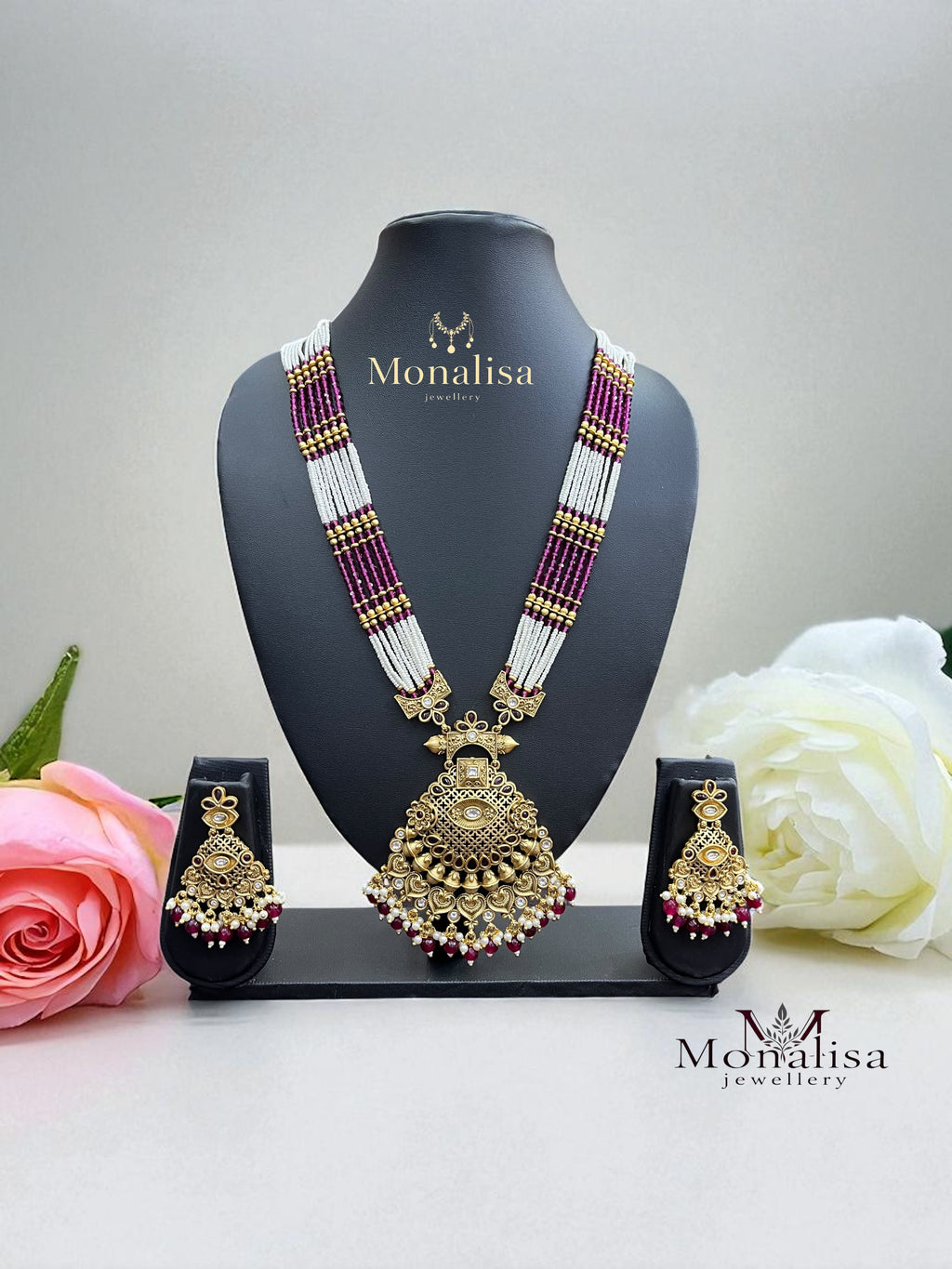 Punita Antique Designer Long Necklace