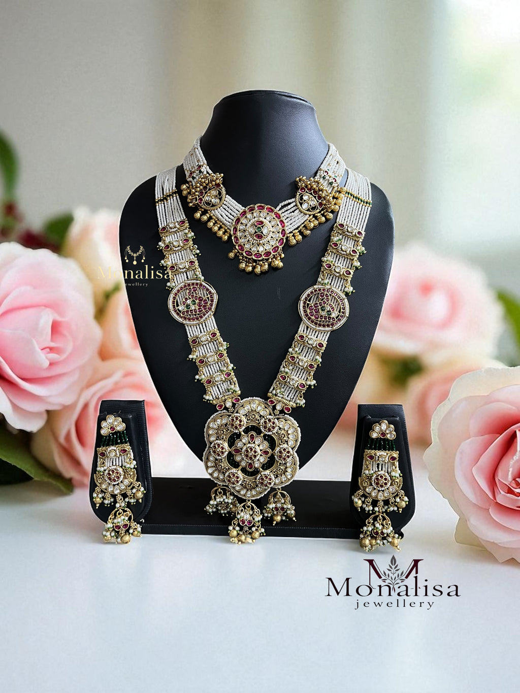 Rajwadi Antique Designer Bridal set