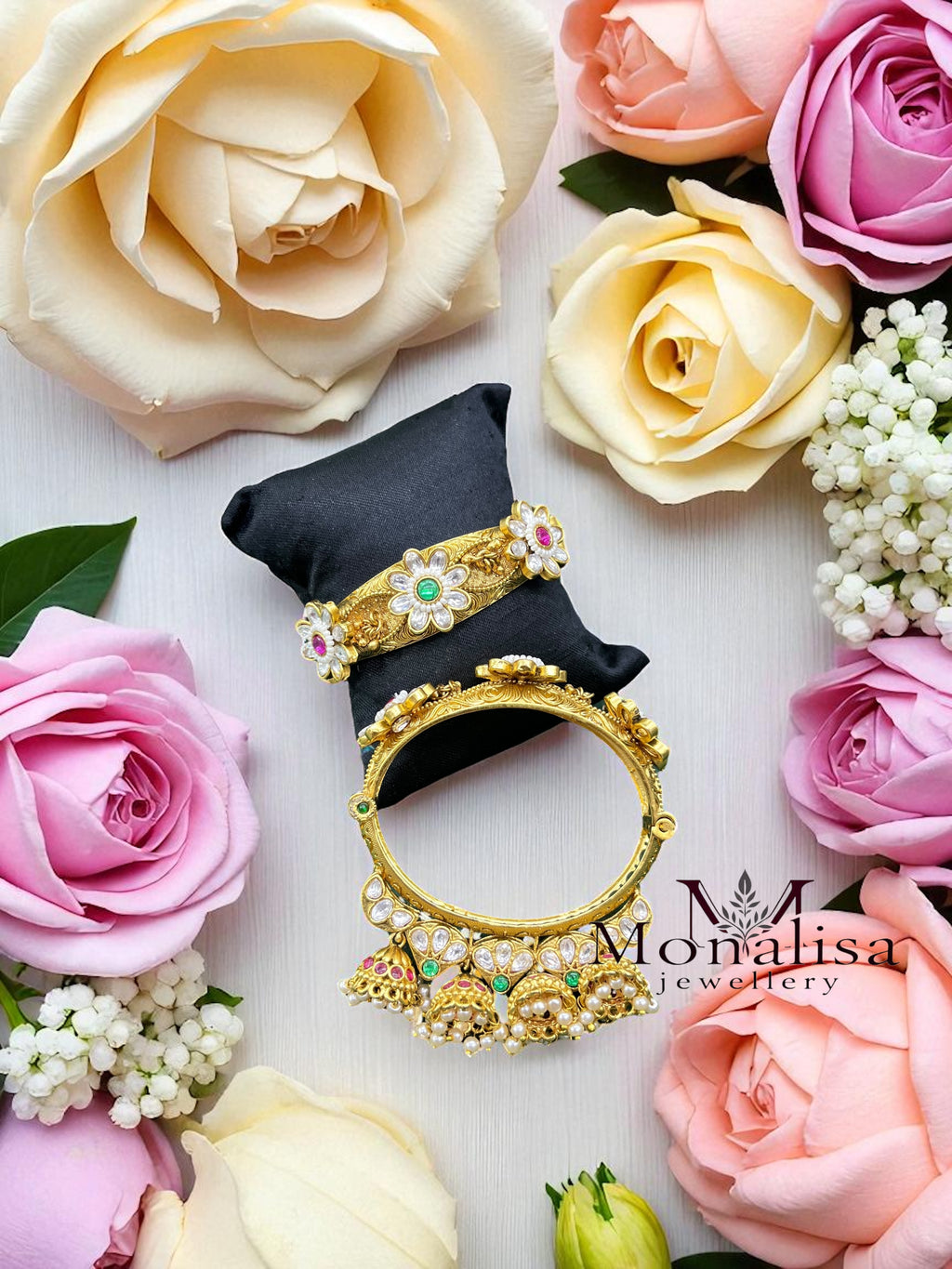 Mahisha Jhumka Antique Designer Bangles