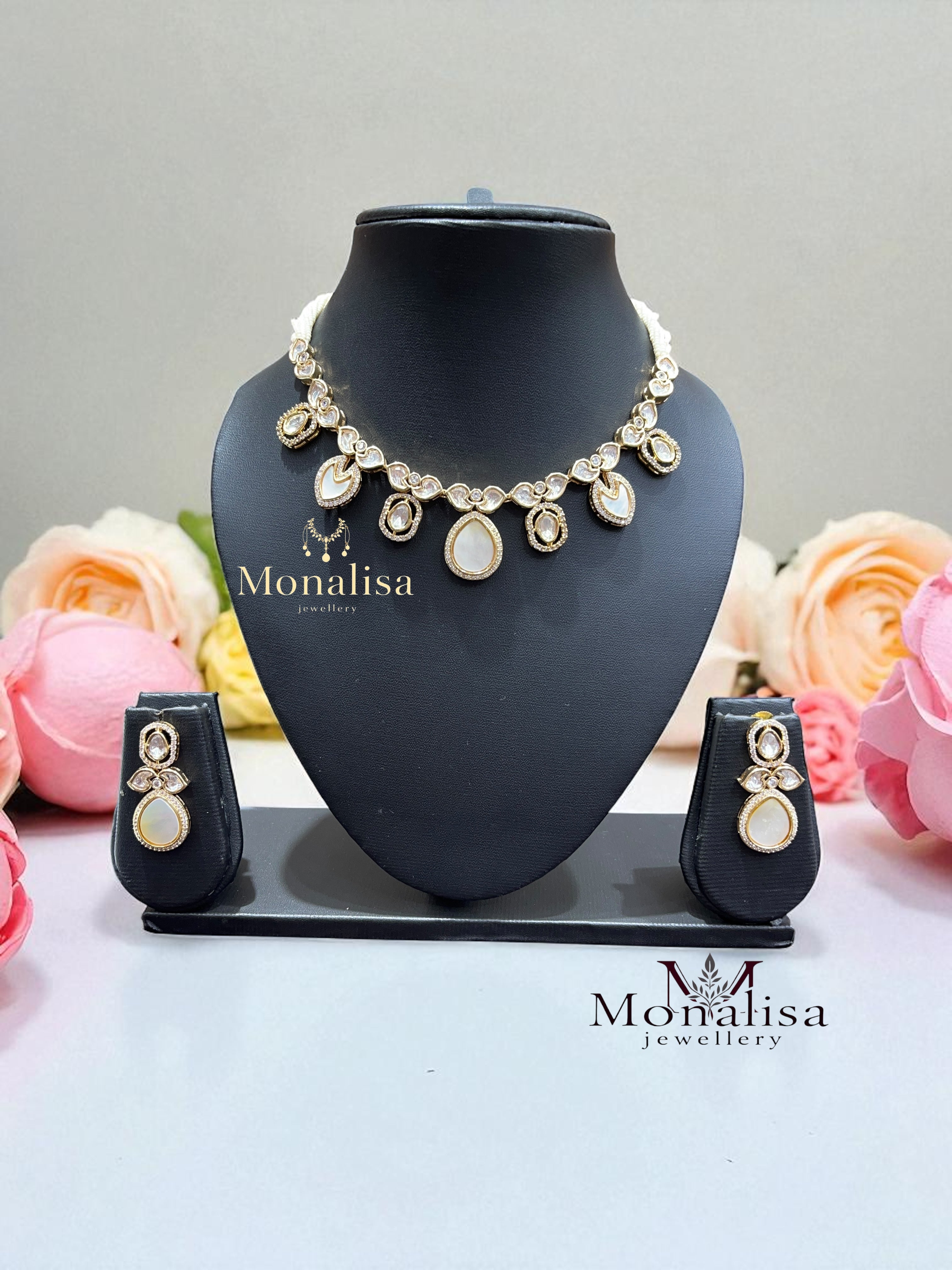 Bindhya Polki Designer Necklace Set