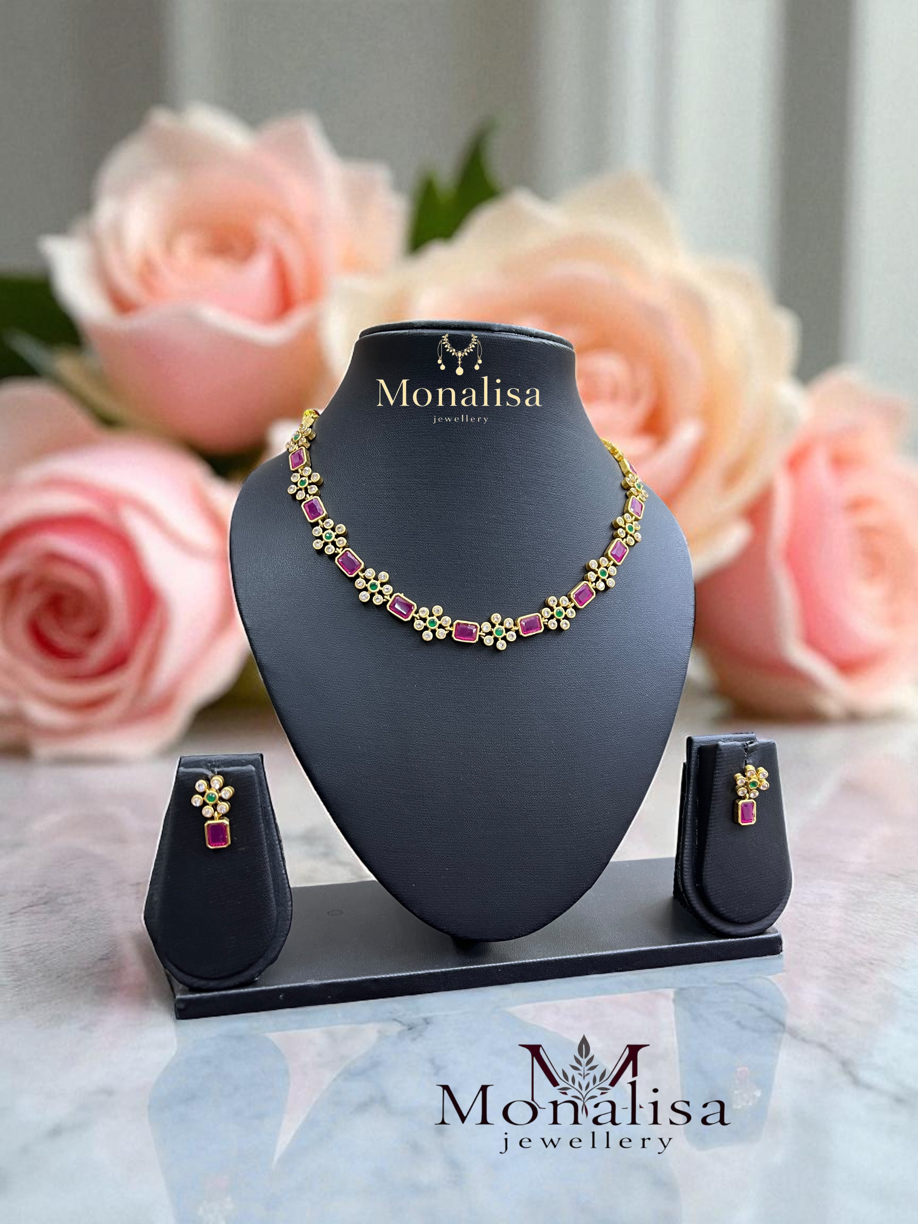 Chaital Antique Designer Necklace Set