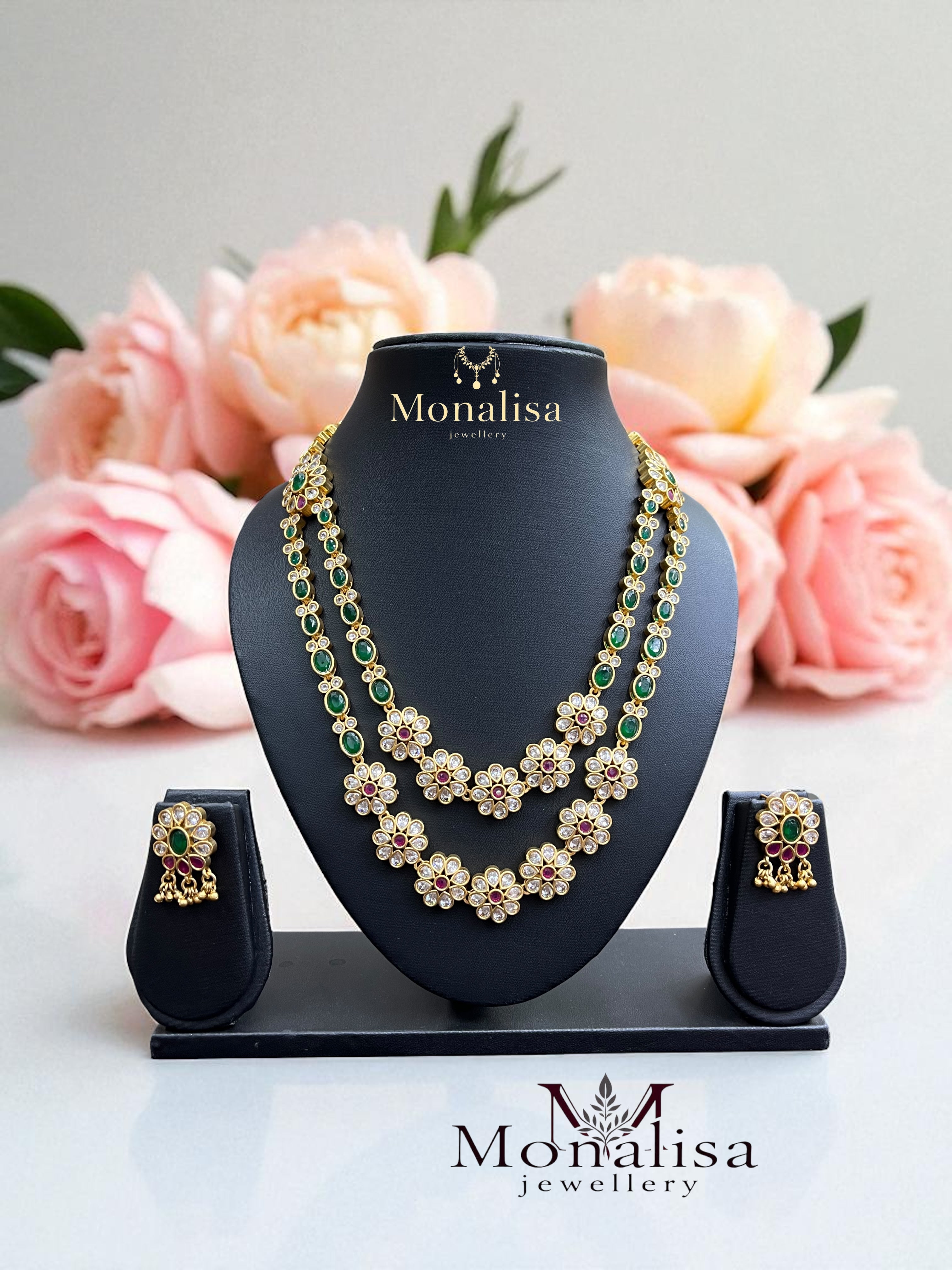 Khusila Antique Designer Necklace Set