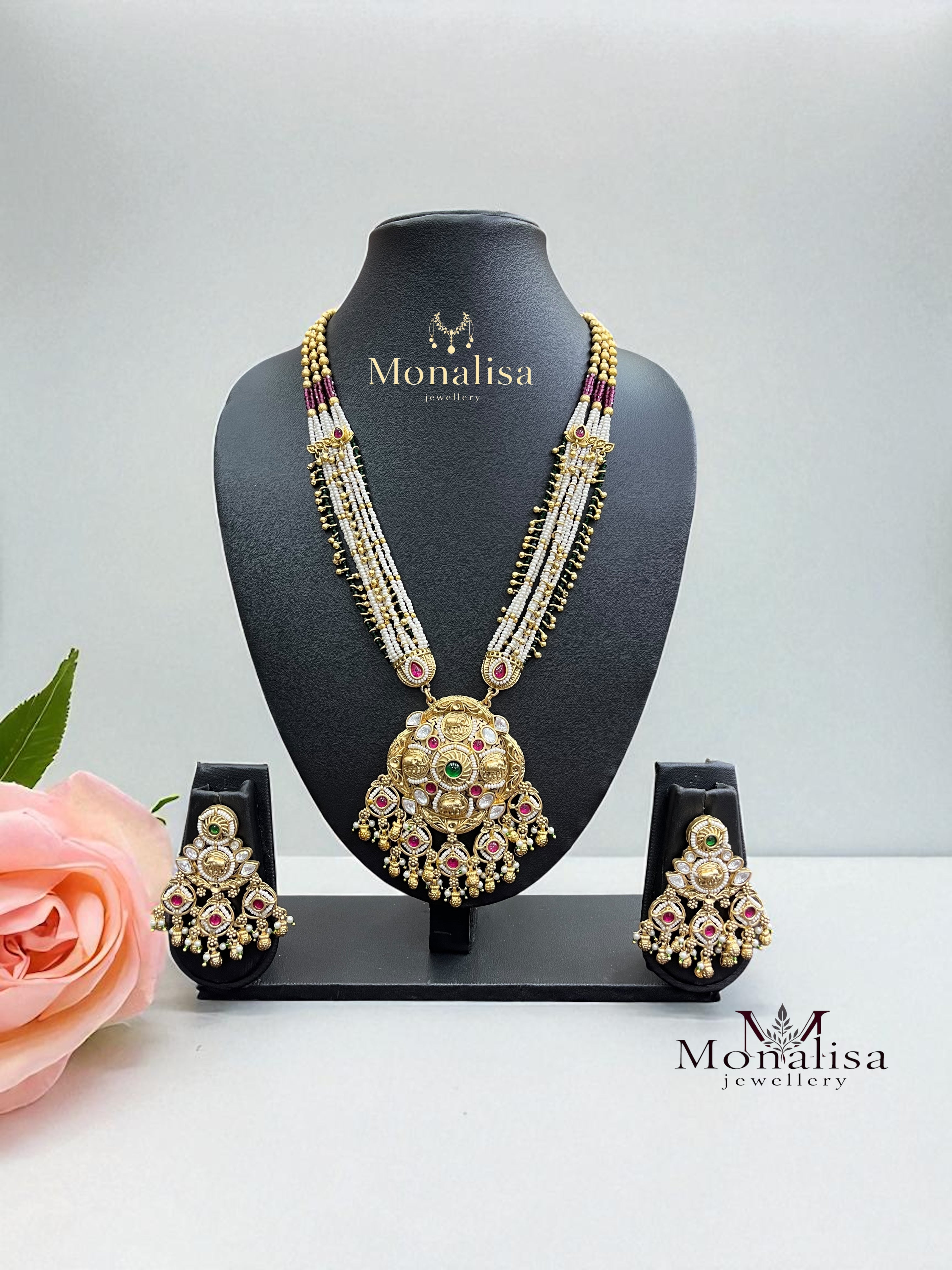 Saya Antique Designer Long Necklace