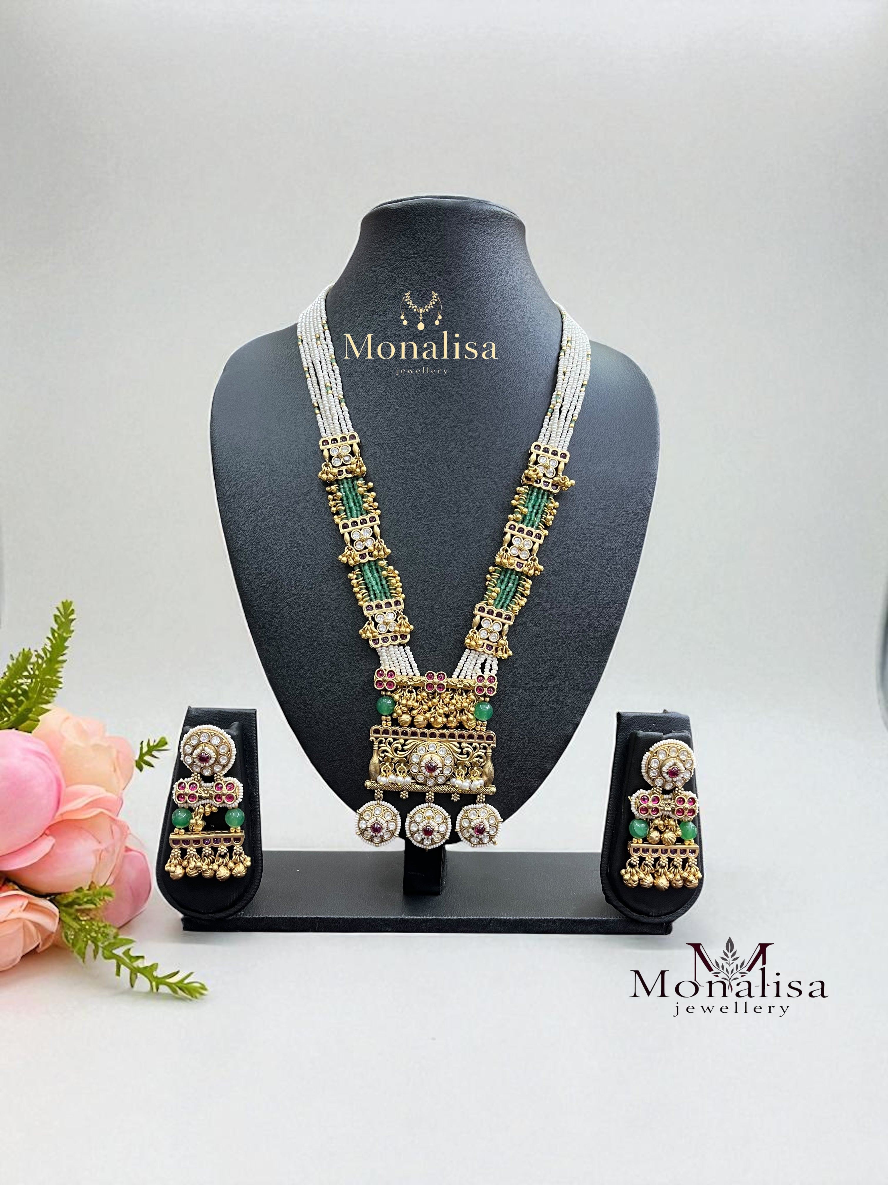 Kaalika Antique Designer Long Necklace