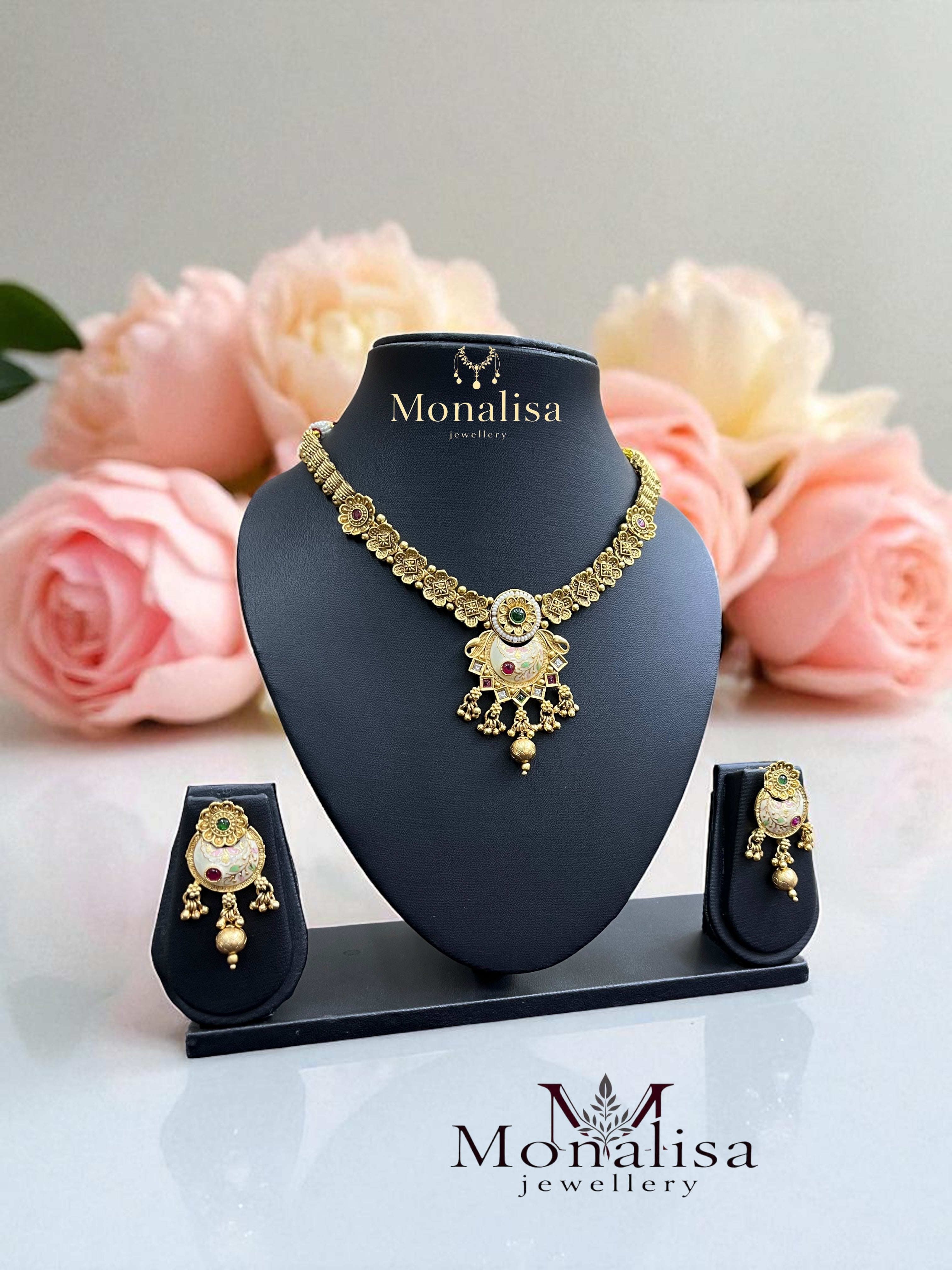 Komol Antique Designer Necklace Set
