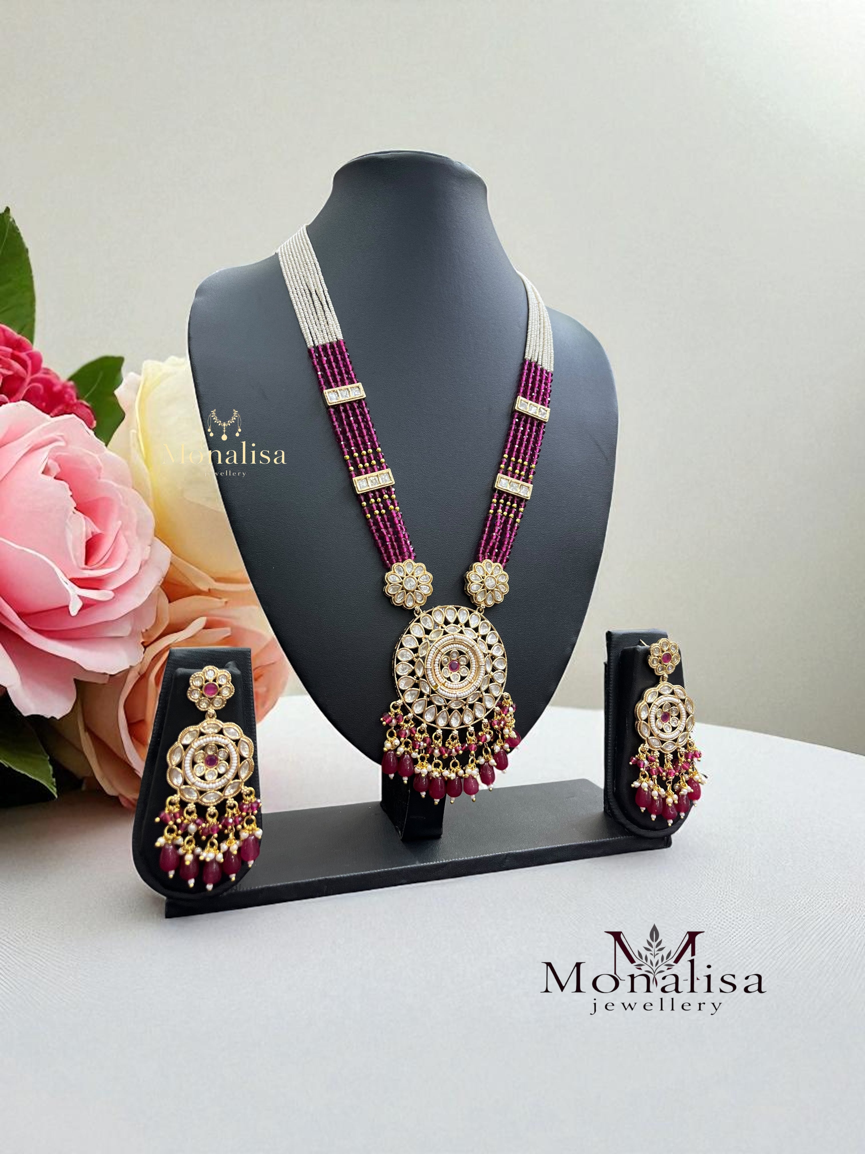 Vinsa Antique Designer Long Necklace