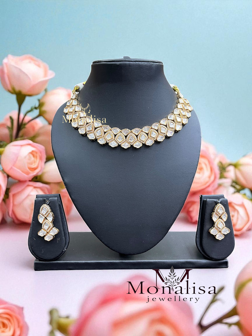 Naaz Polki Designer Necklace Set