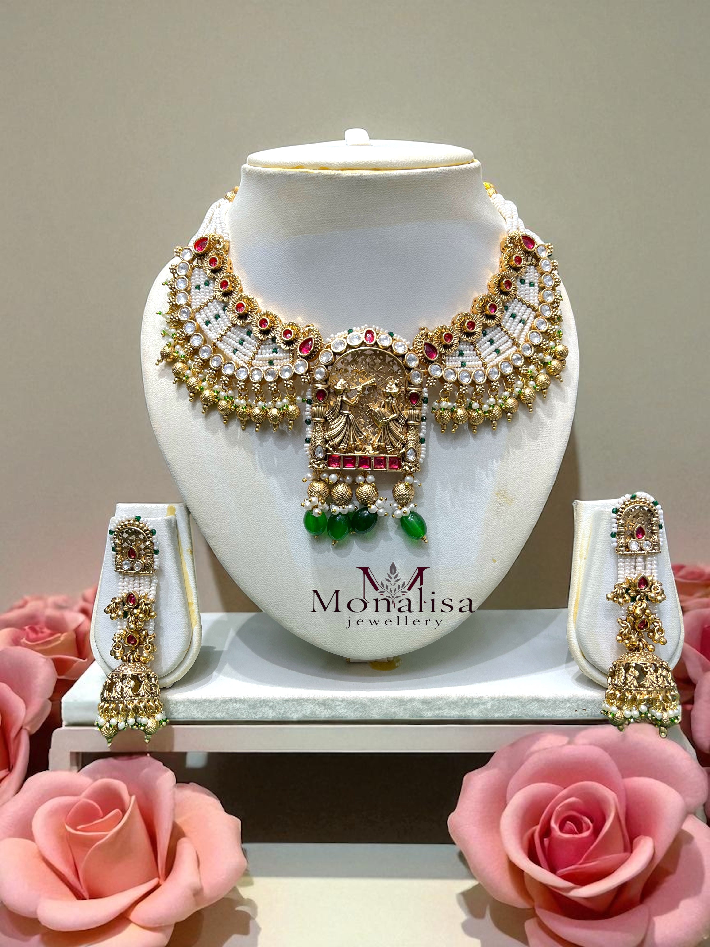 Sanjana Antique Designer Necklace Set