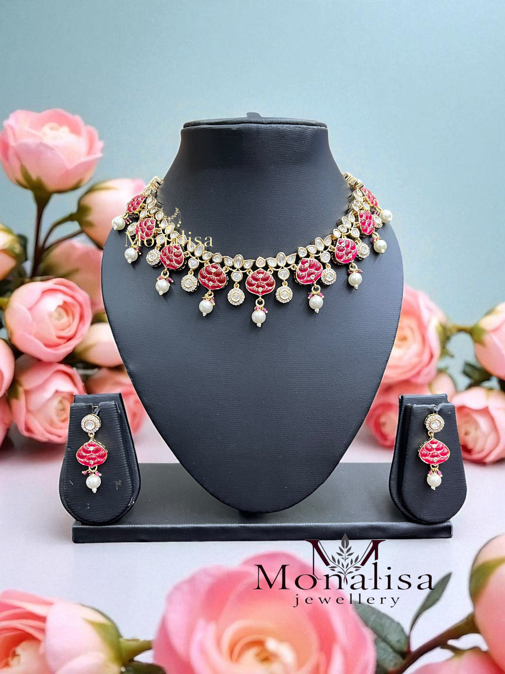 Sayli Polki Designer Necklace Set