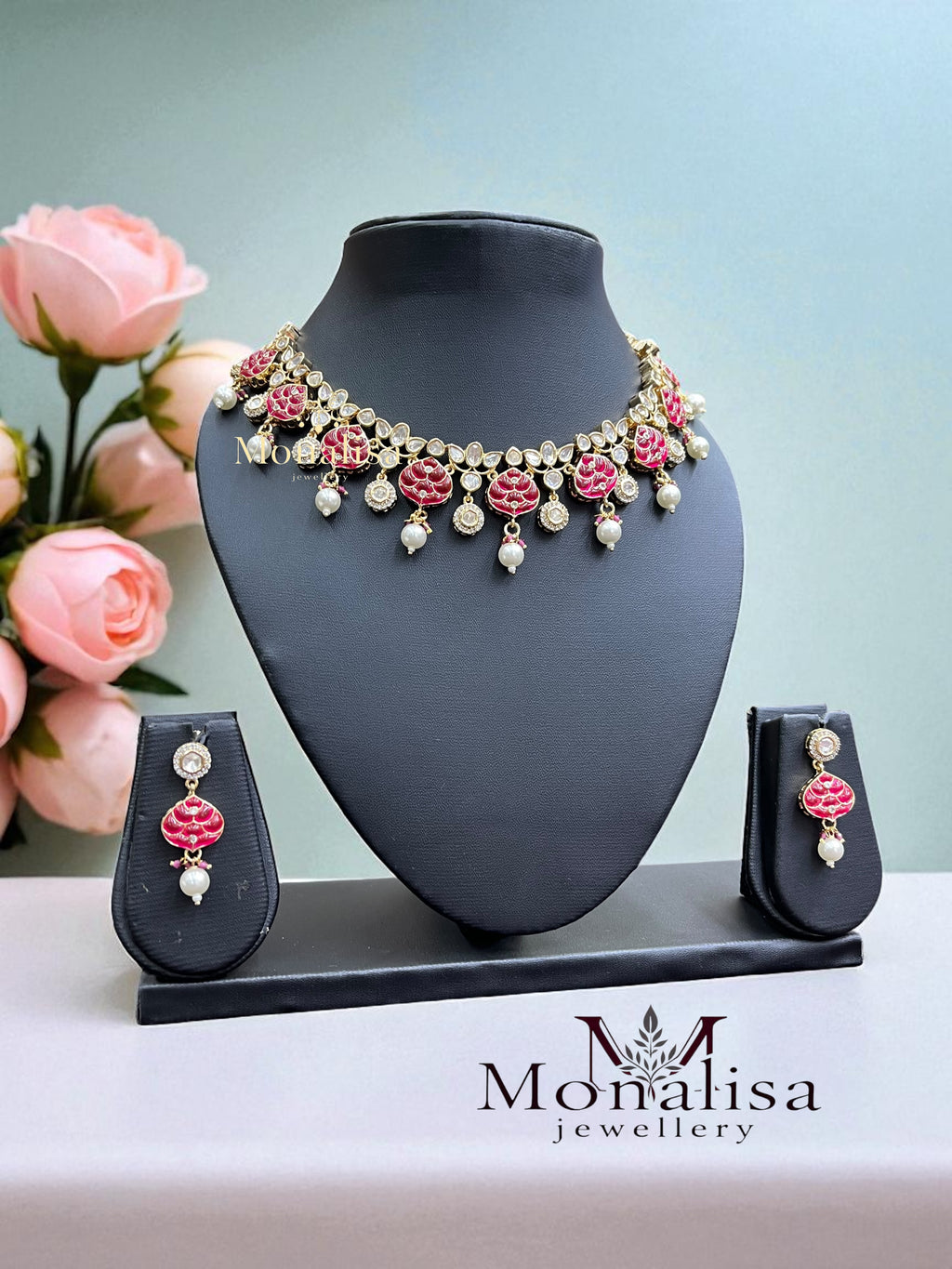 Sayli Polki Designer Necklace Set