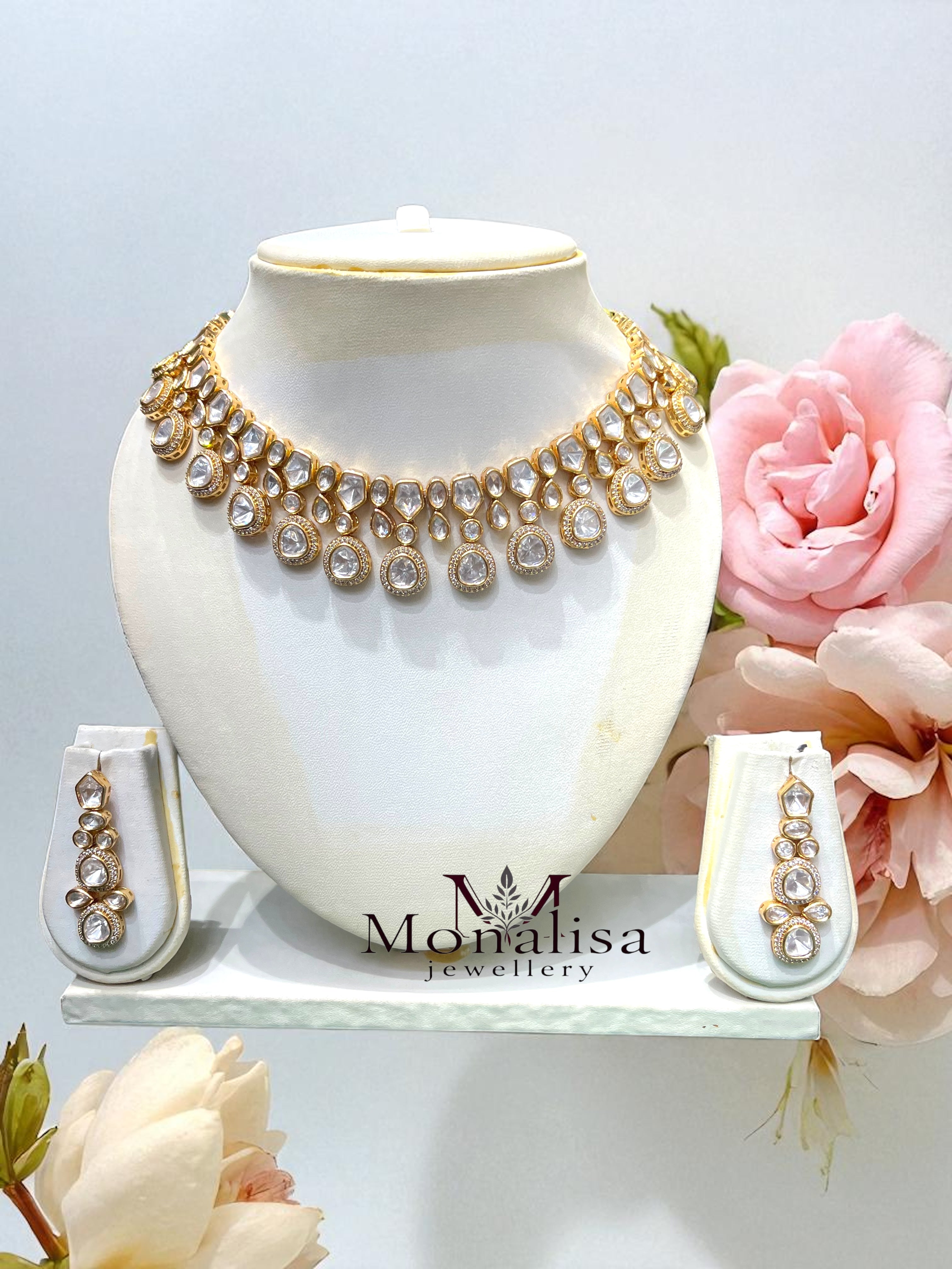 Sikha Polki Designer Necklace Set
