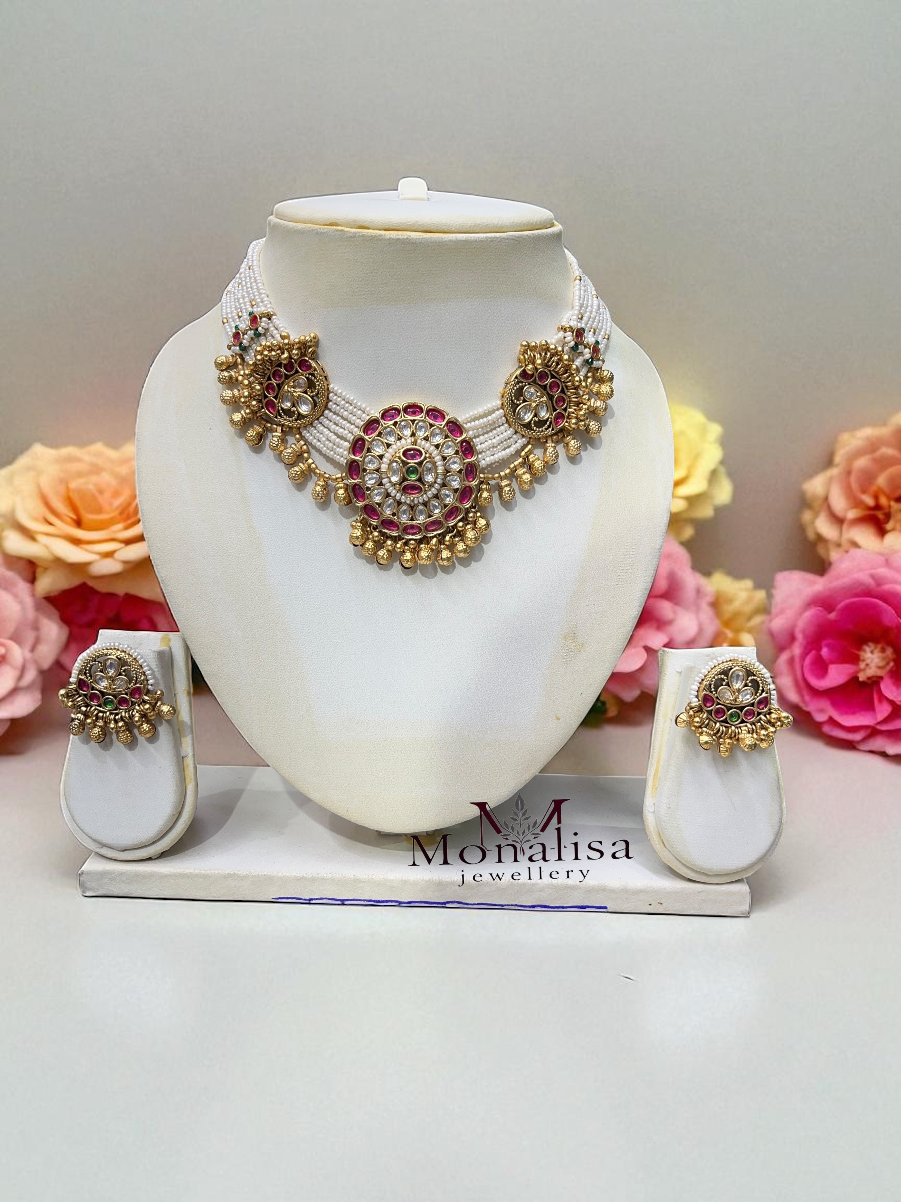 Eshani Antique Designer Necklace Set