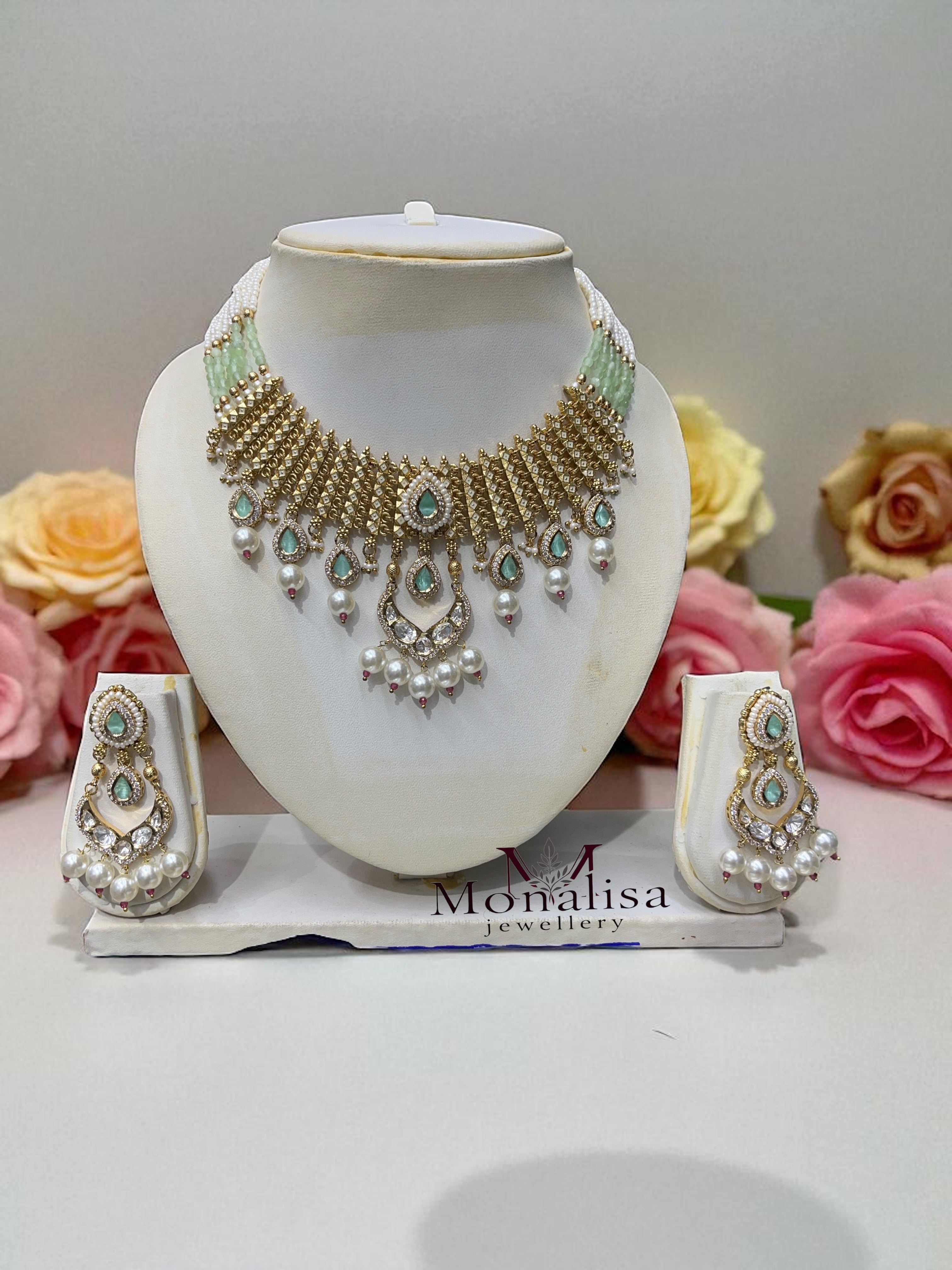 Tanishka Antique Designer Necklace Set
