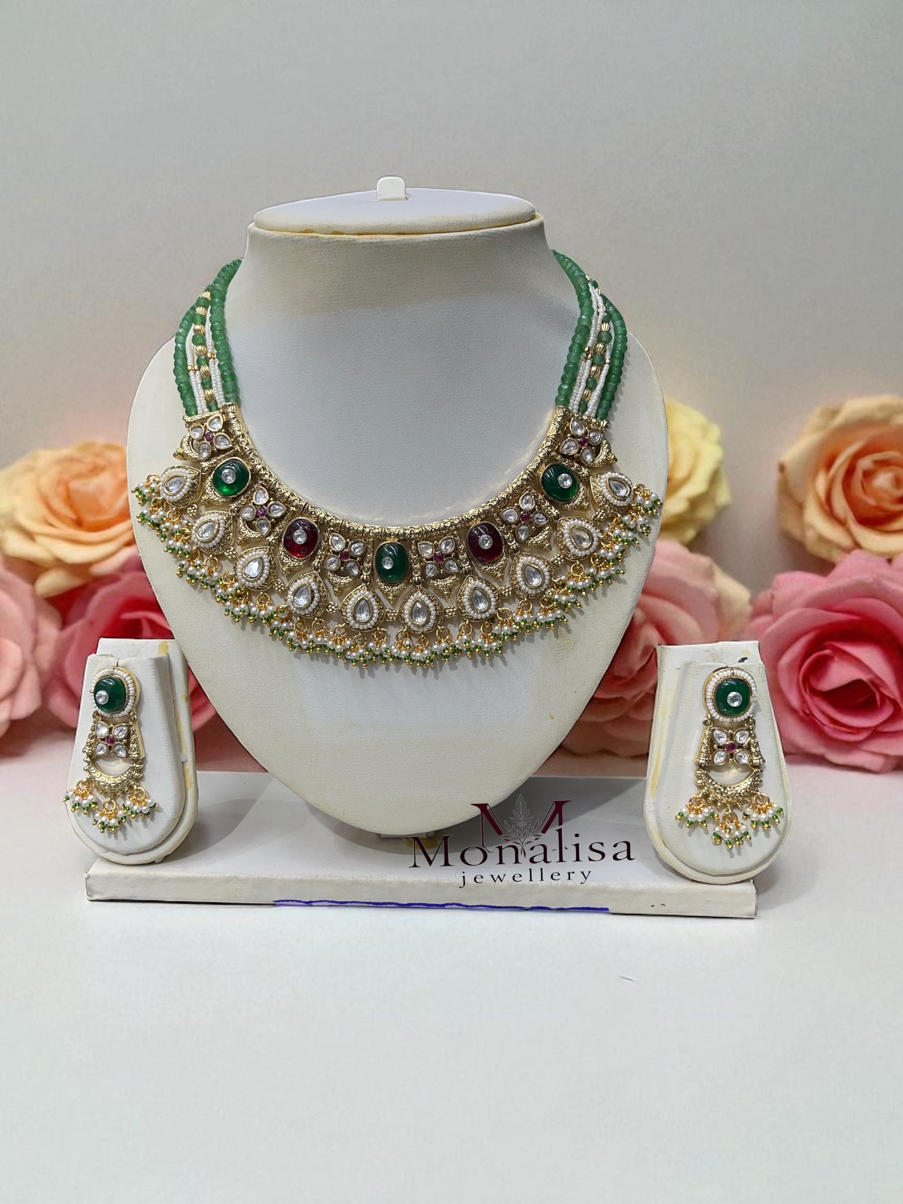 Rishika Antique Designer Necklace Set