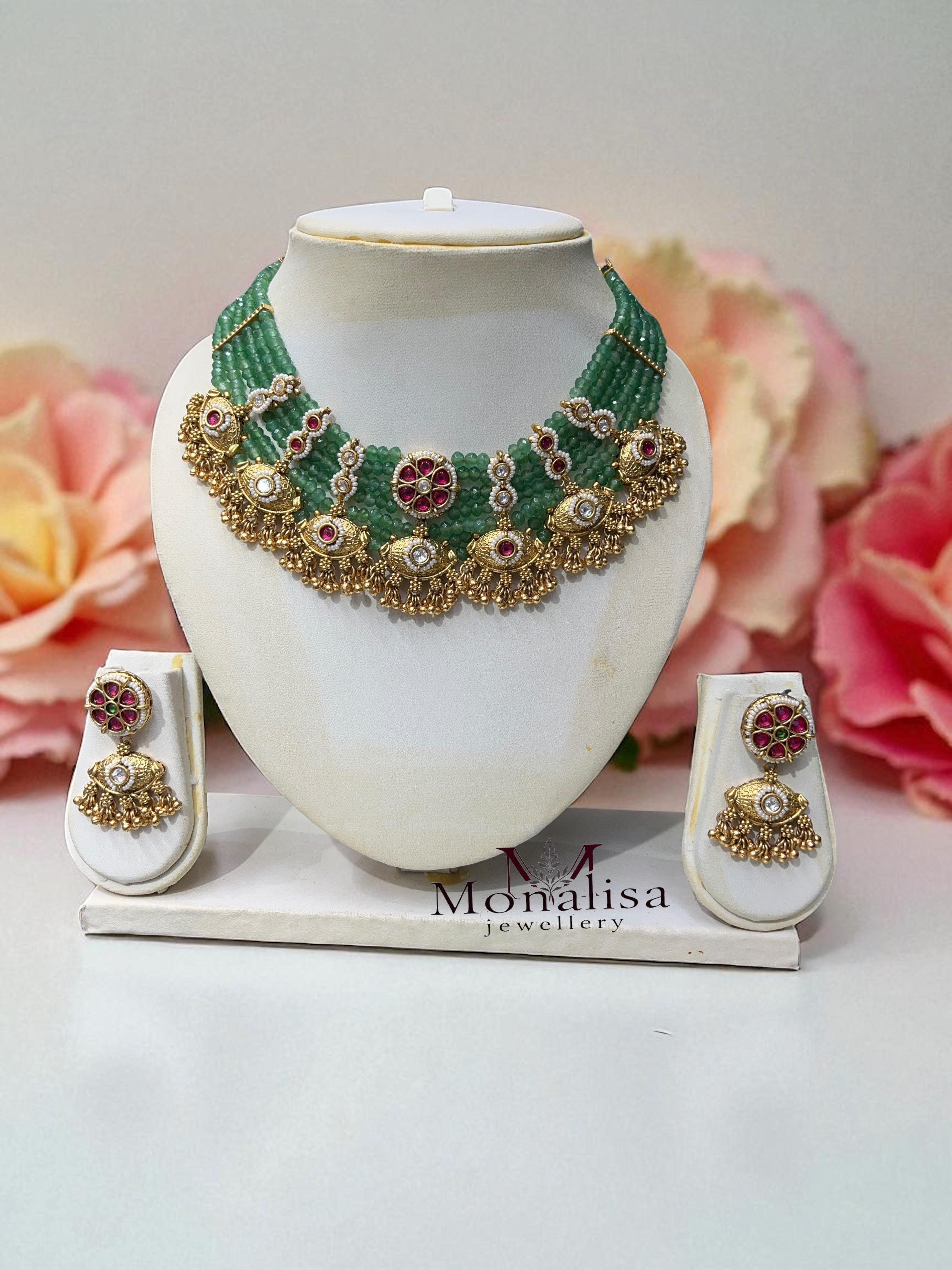 Niharika Antique Designer Necklace Set