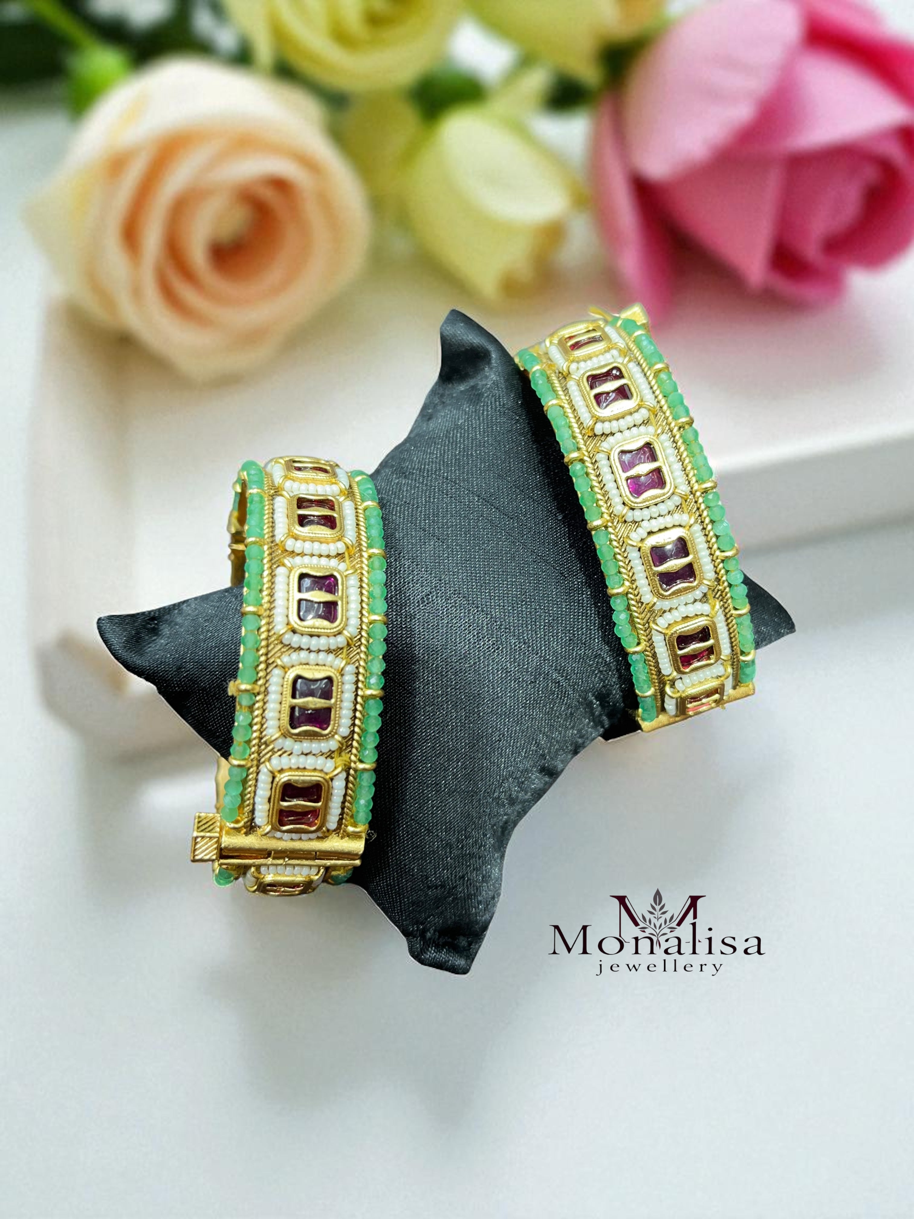 Sadhika Antique Designer Bangles